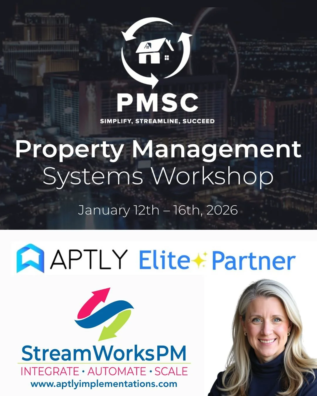 Vegas bound and ready to nerd out! 🎰🤓✈️
ㅤ
The PM Systems Conference is almost here, and I can't wait for a week of hands-on systems configuration. I&rsquo;ll be hanging out in the Aptly suite, assisting the Aptly team and helping users dive deep in