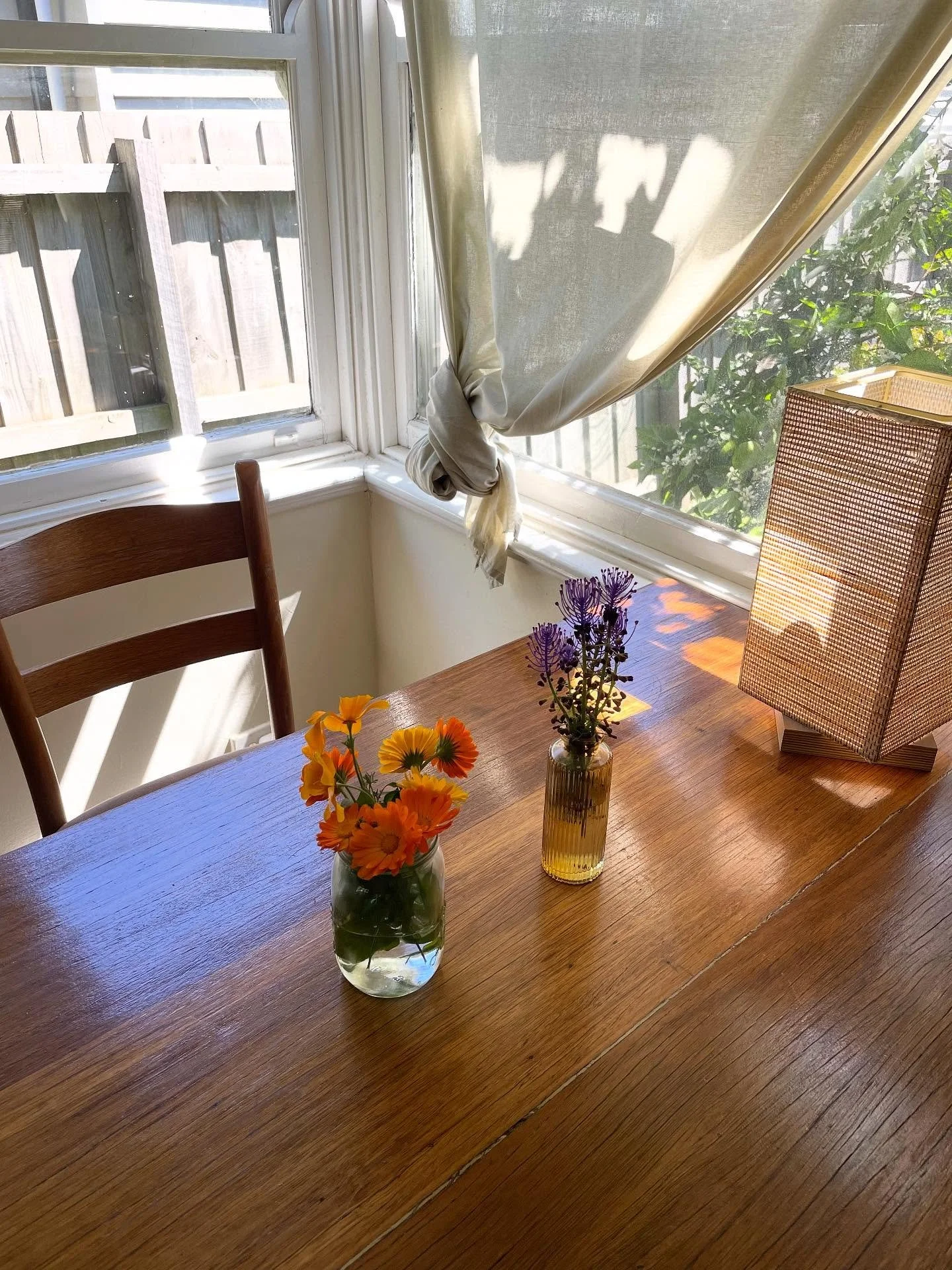 Sweet little spring moments ft home grown flowers and handmade pastel cards