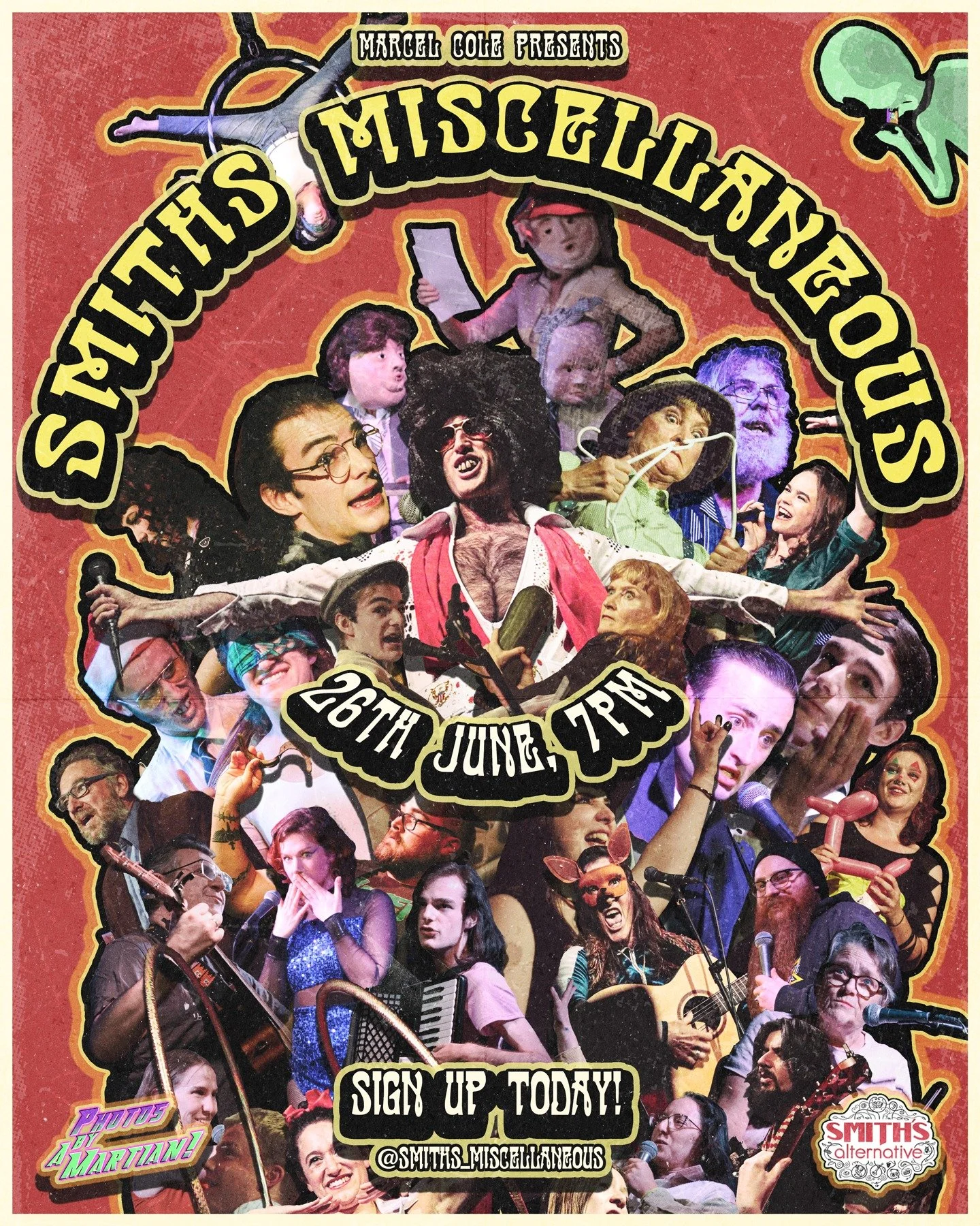 NEXT WEEK, @smiths_miscellaneous RETURNS! A cosmic collision of chaos, talent, and questionable human behavior, the Galactic Federation once described as &quot;Uniquely Human&quot; &amp; &quot;Best left on Earth&quot;.

Come see what all the Intergal