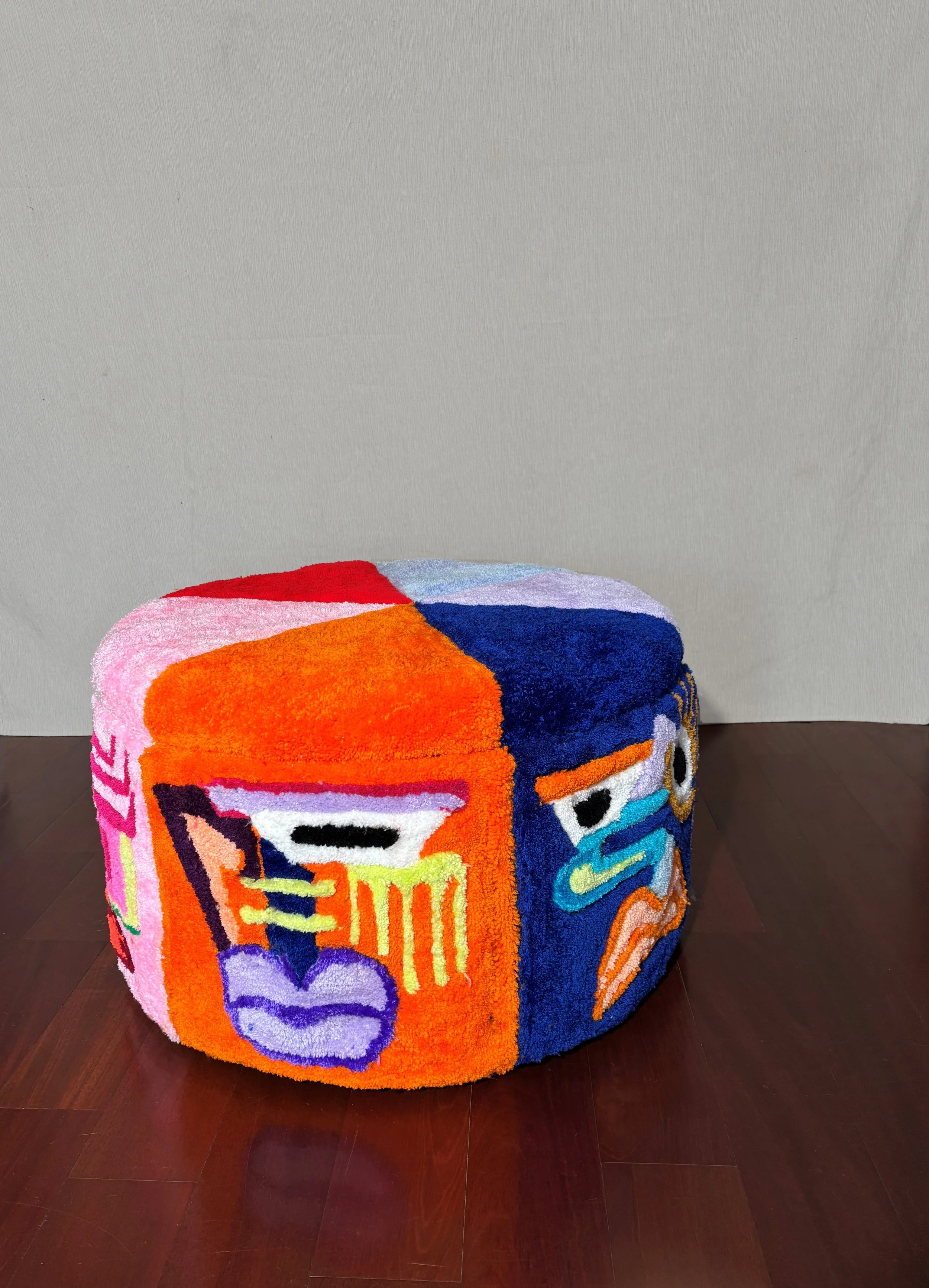 Six-Panel Face Ottoman