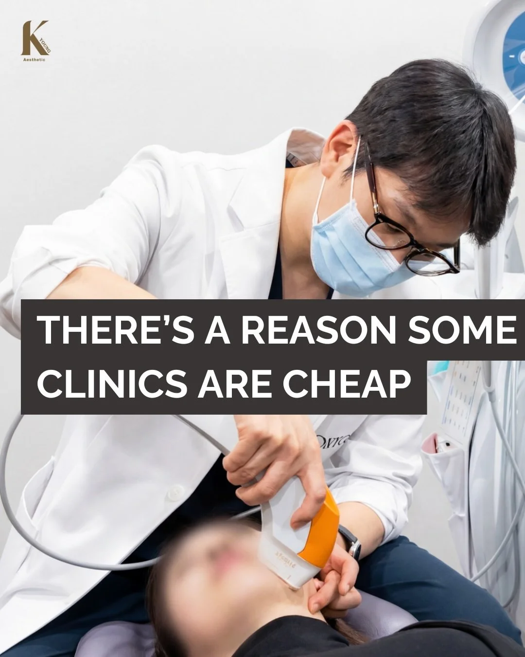 Low prices come from volume. Great results come from time.

At Kyoung Aesthetics, we partner only with private 1:1 clinics.

✔️ Direct 1:1 care by a certified doctor
✔️ Personalized analysis and treatment design
✔️ Unrushed procedures with real-time 