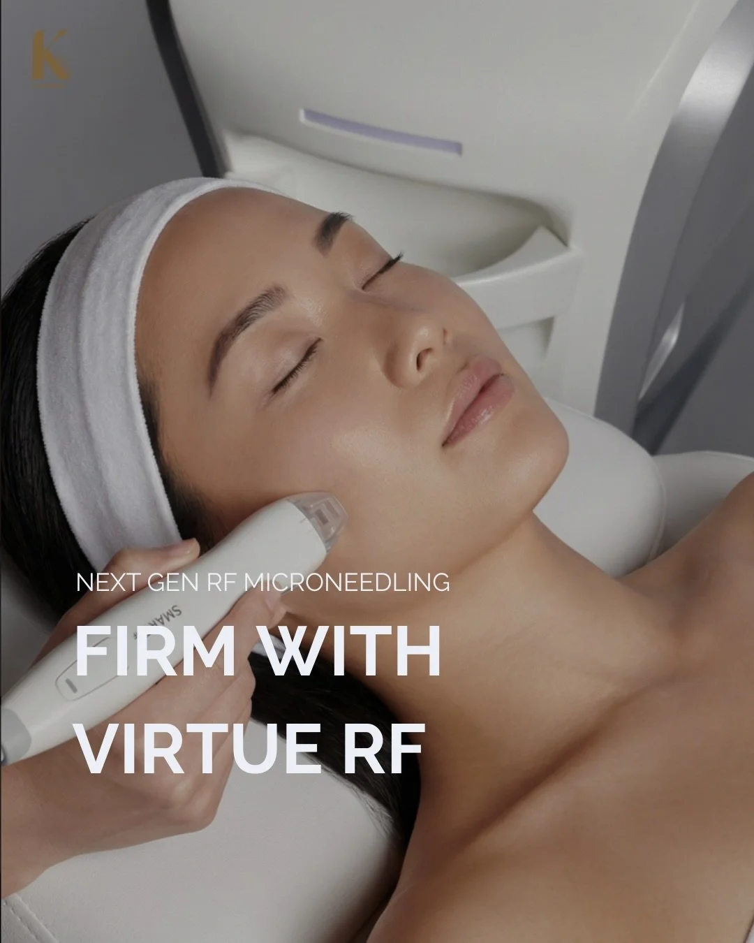 Scared of downtime with microneedling? You want to treat your pores while firming? 

Virtue RF delivers RF microneedling deep into the skin to boost collagen, tighten pores, and refine texture &mdash; with minimal downtime.

Sharper jawline, smoother
