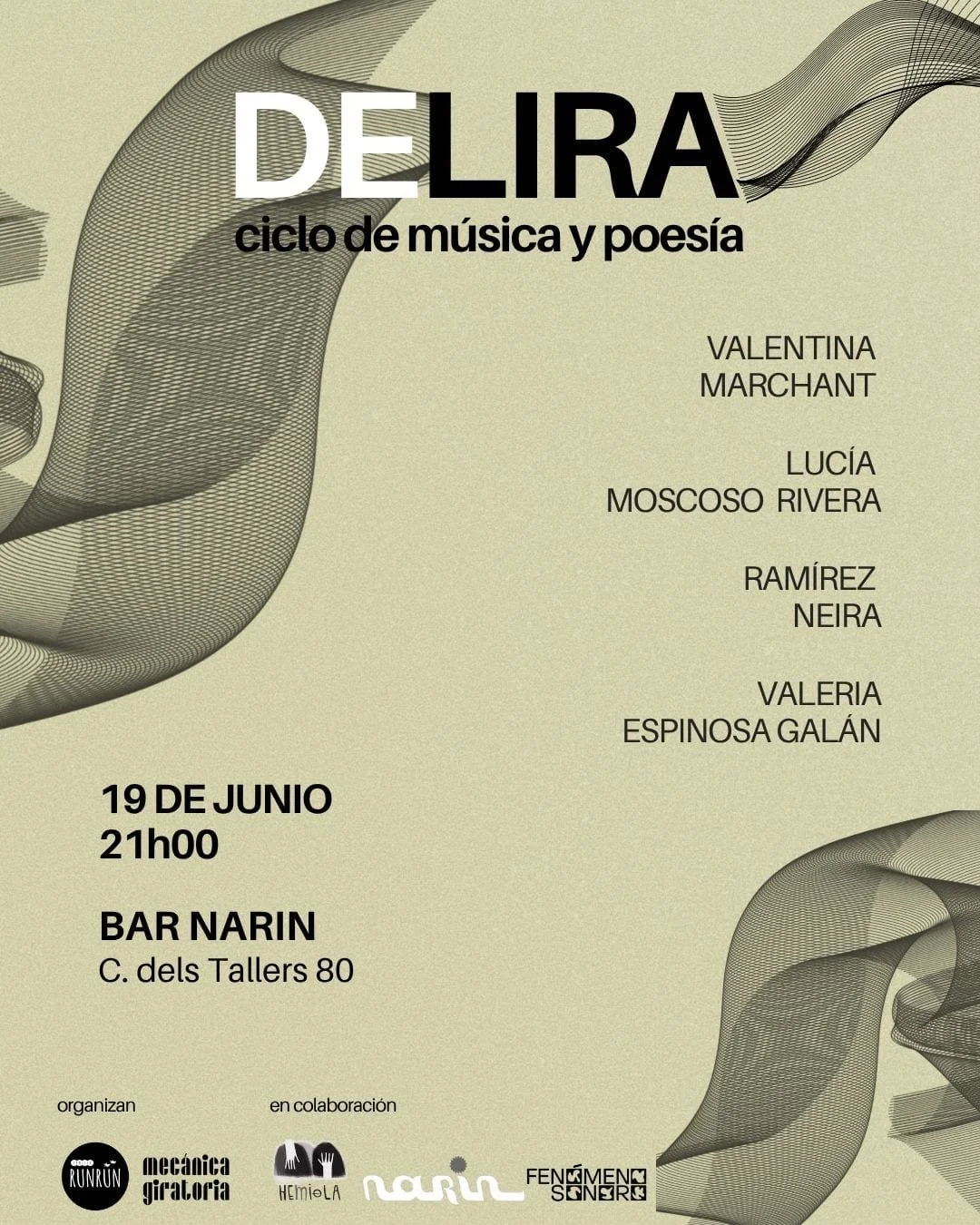 Deliria | ciclo de música y poesía