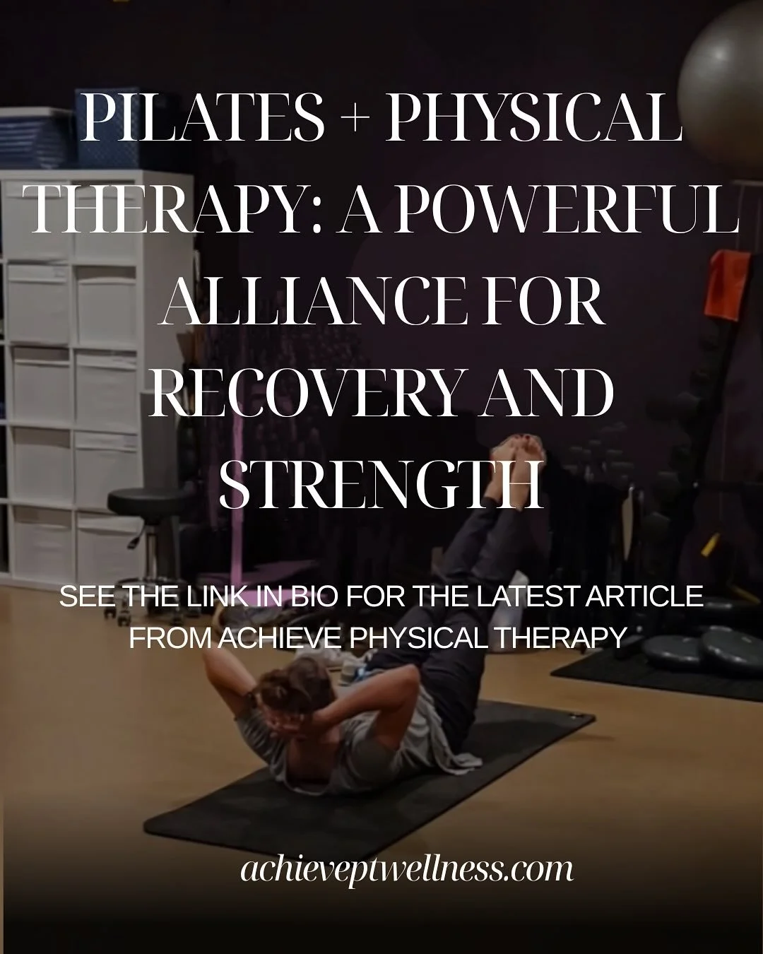 Pilates + Physical Therapy = powerful alliance for recovery and strength. It is becoming more and more clear to me how dynamite it is to have this duo under the same roof! 

Want to learn more? This months blog post gives insight on why we think this