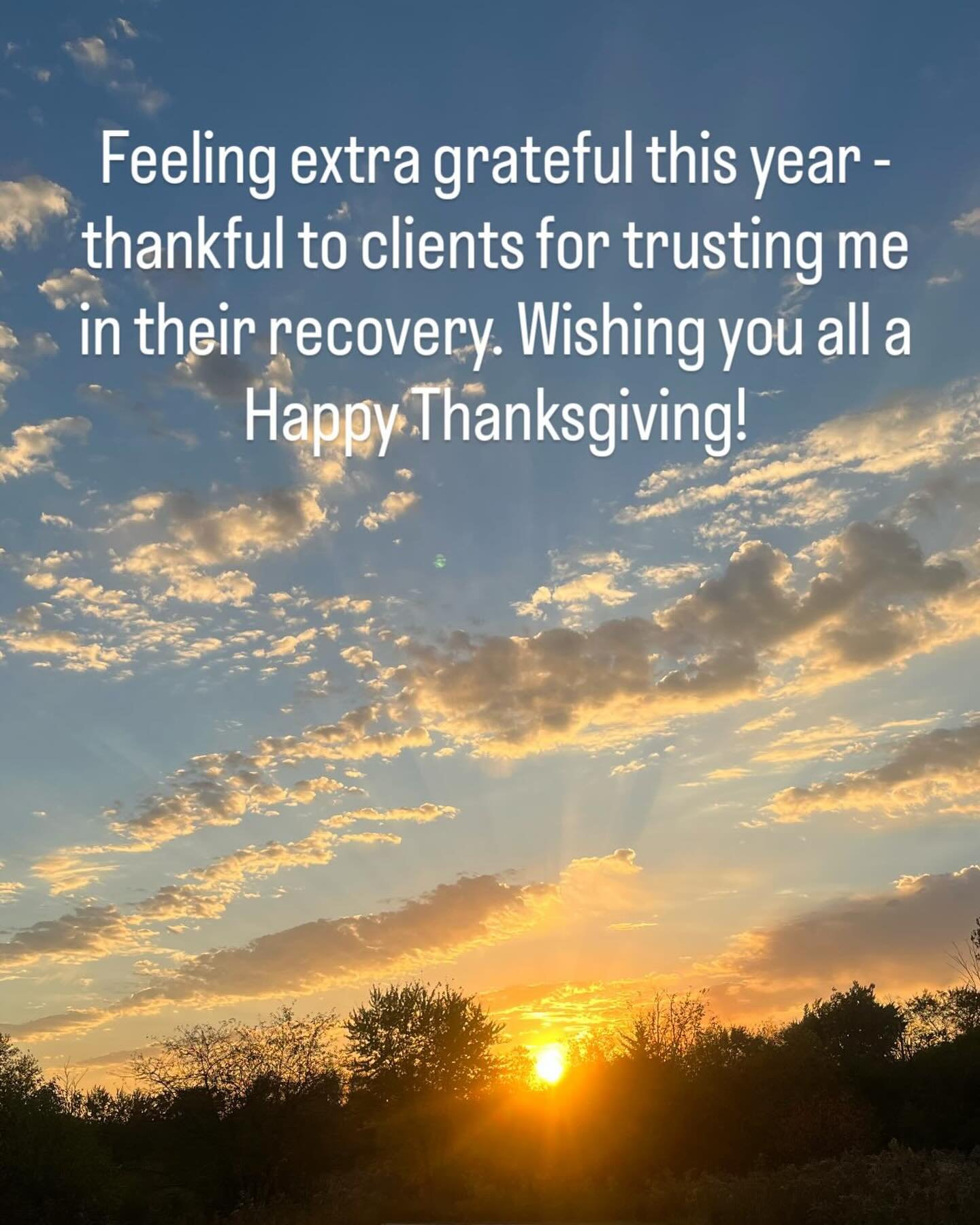 Happy Thanksgiving 🧡 so thankful for all of the clients who are getting stronger and more resilient with us! We're just as thankful for the community and friendships we have. Movement is a gift, and sharing it with this community makes it even sweet