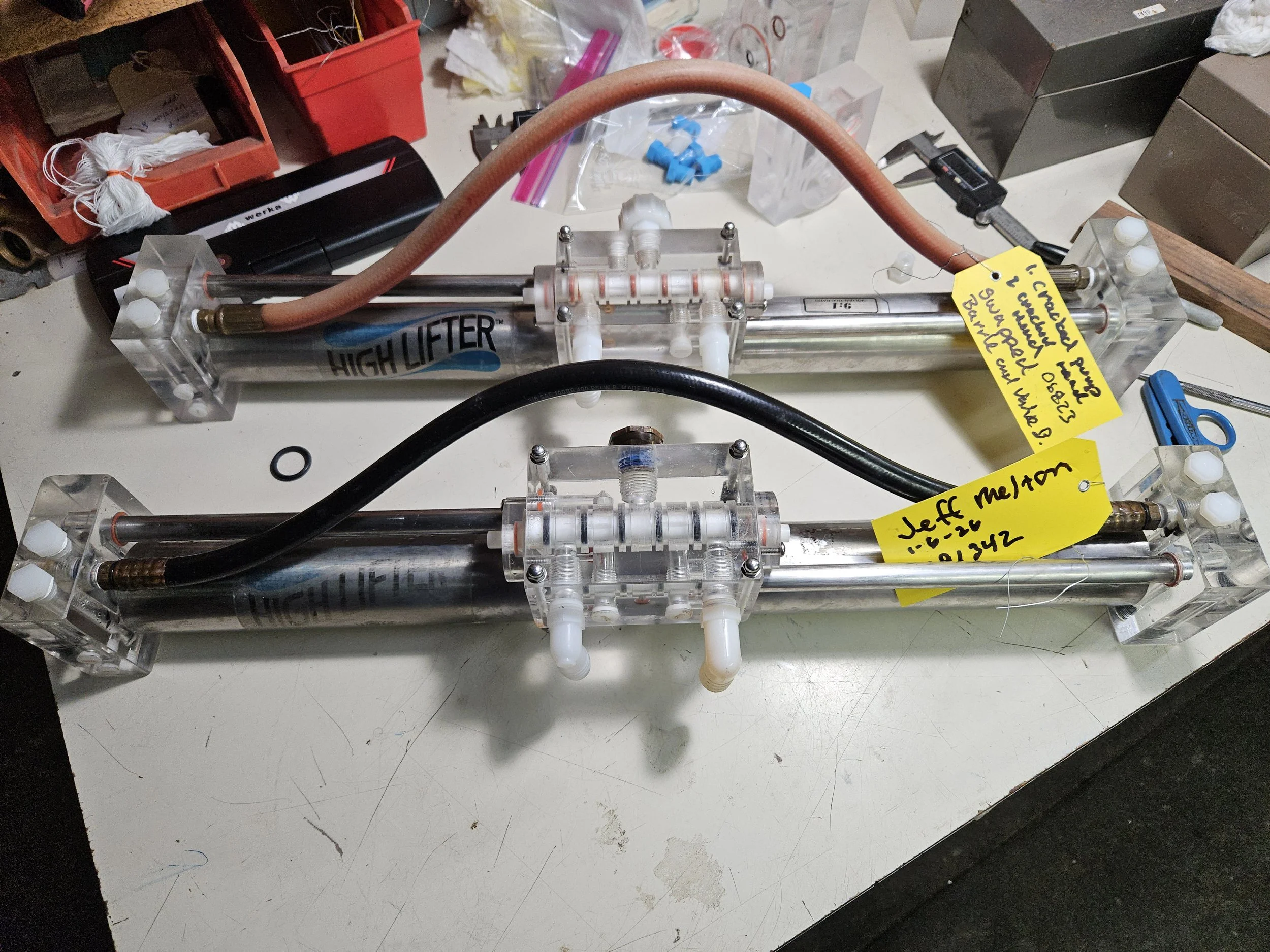 Repair and Rebuild for Jeff Melton's 2 Highlifter 9:1 Pumps