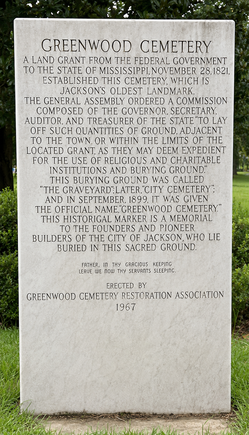 Did a Federal Land Grant Really Establish Greenwood Cemetery?