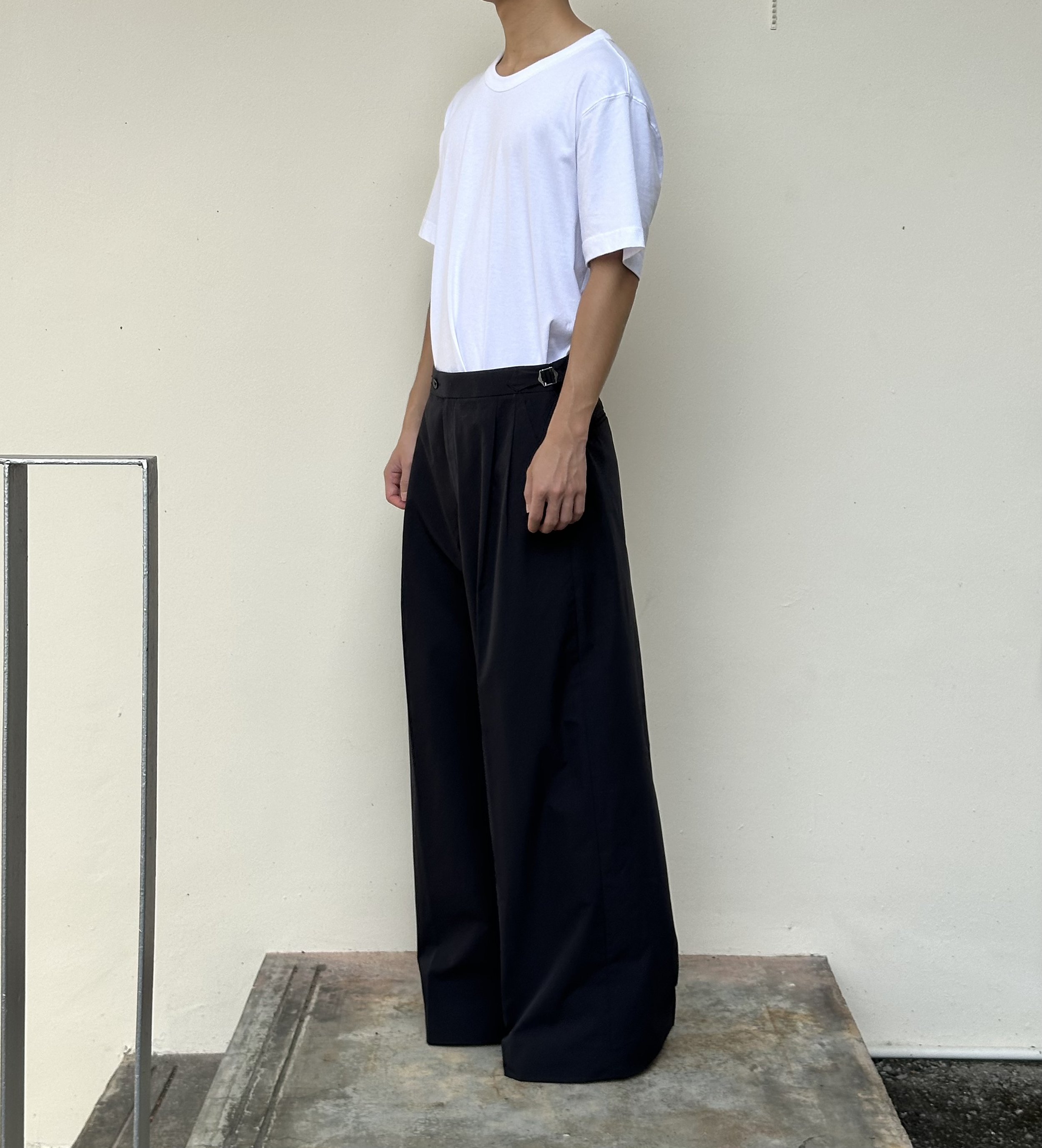 Solid blue black long pants.jpg