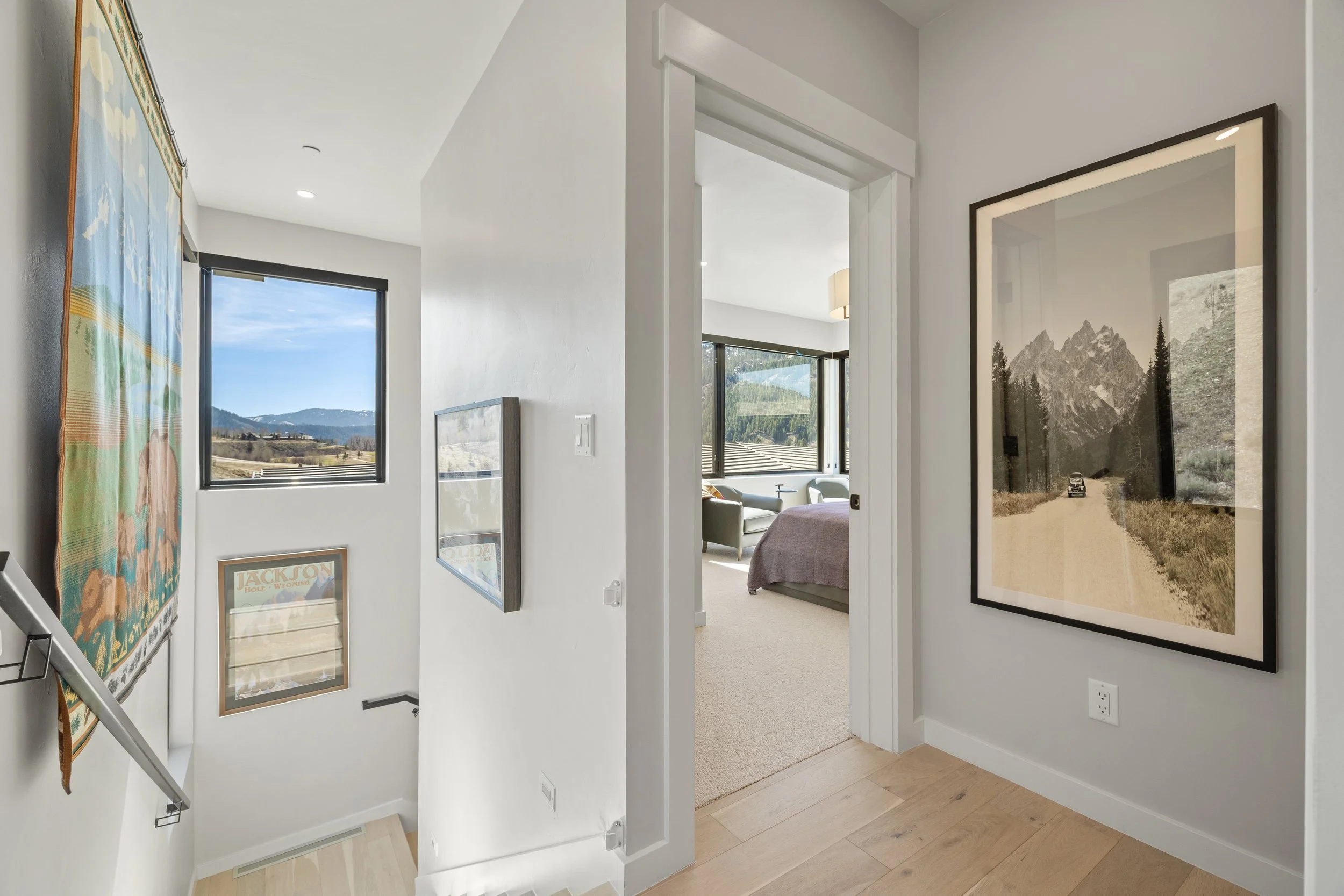 Staircase from Main Level