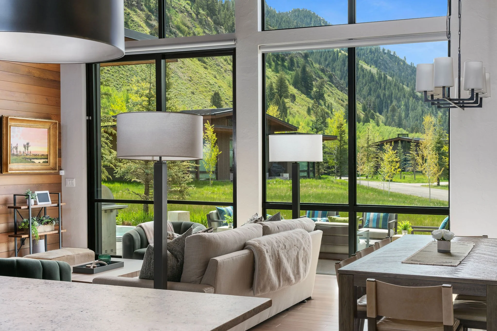 Kitchen / Living / Dining Views
