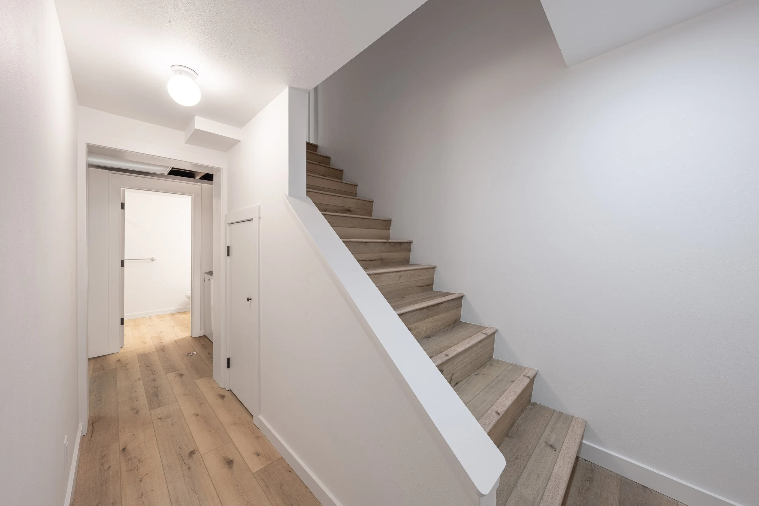 Downstairs Hallway to Bathroom / Laundry