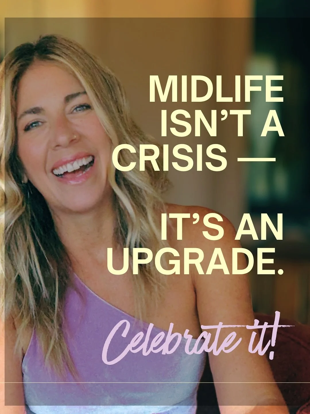 Midlife isn&rsquo;t a crisis &mdash; it&rsquo;s an upgrade. 🎉
More freedom, more confidence, more strength.
Your second act isn&rsquo;t something to survive &mdash; it&rsquo;s something to celebrate. 💃 

➡️ Follow @MidlifewithChaCha for unapologeti
