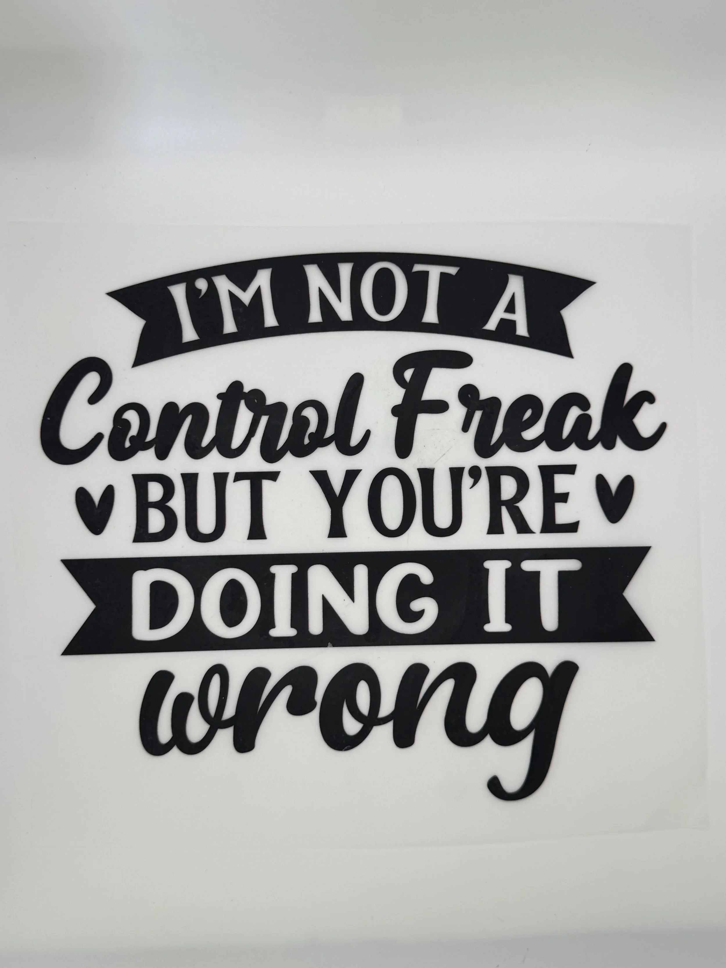 Not a Control Freak
