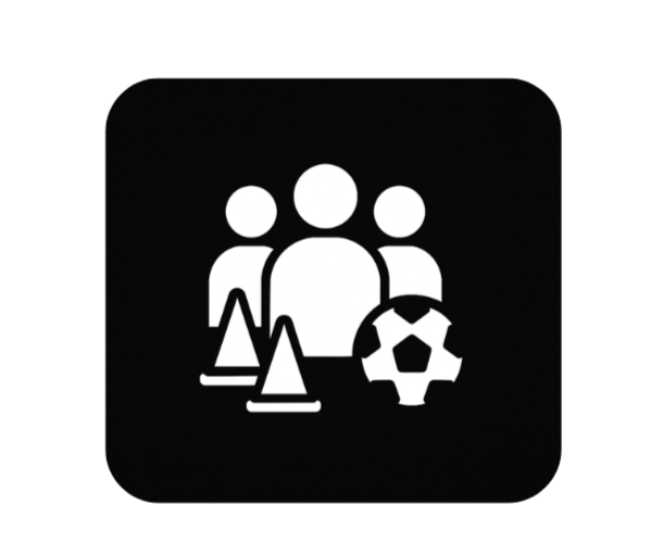 Icon of a person with a graduation cap inside a house outline.