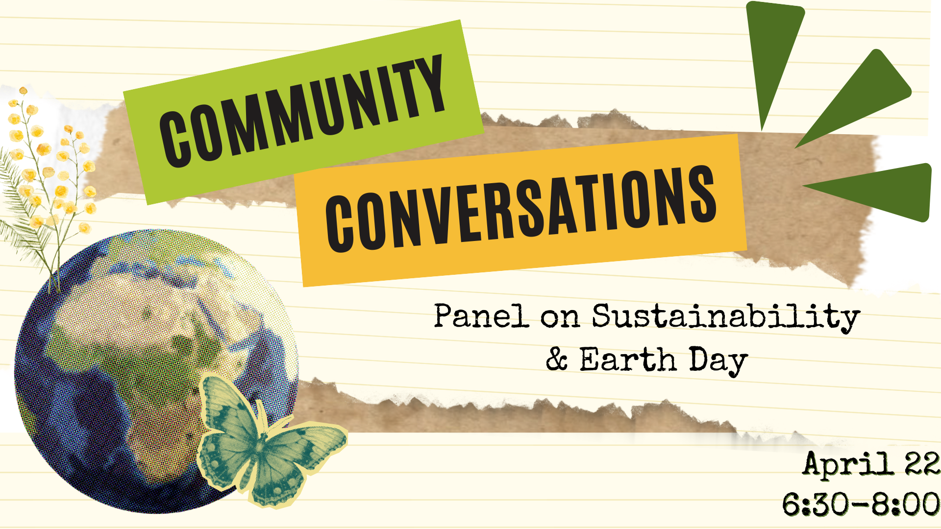 Community Conversation: Earth Day & Sustainability Panel