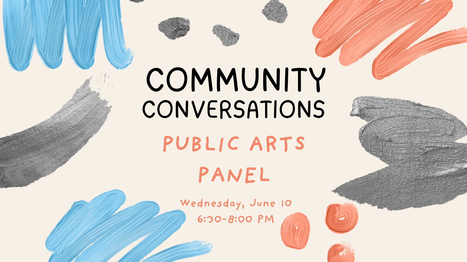 Community Conversation: Art for the publiv