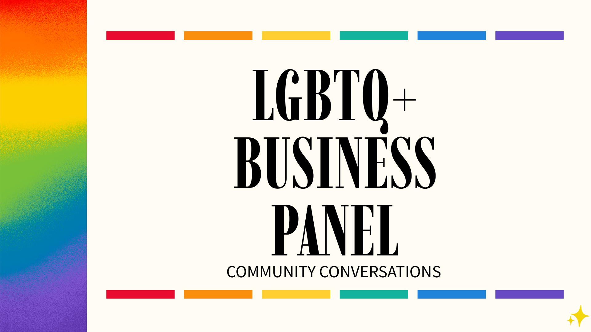 Community Conversation: LGBTQ+ in Business