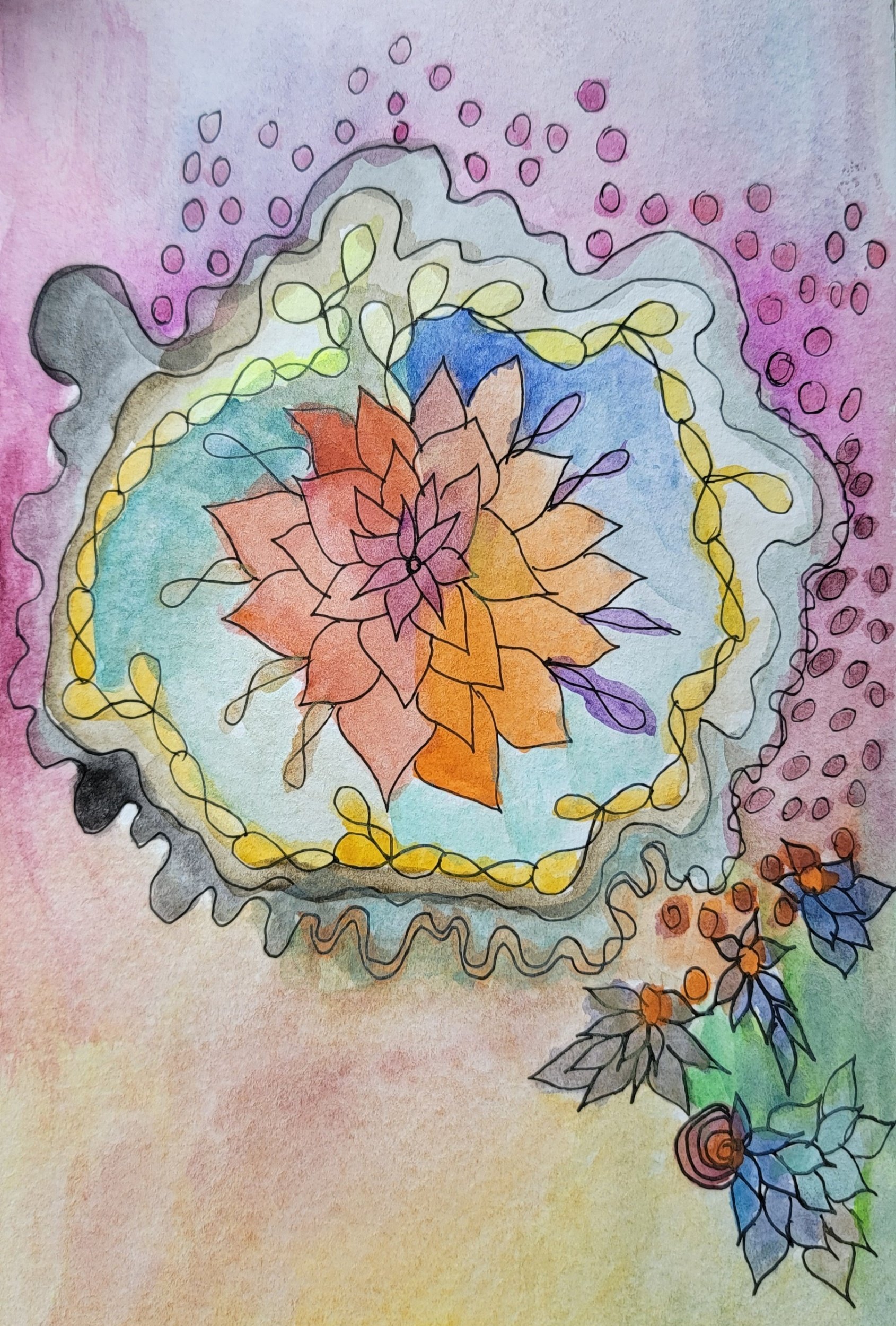 Free form mandala