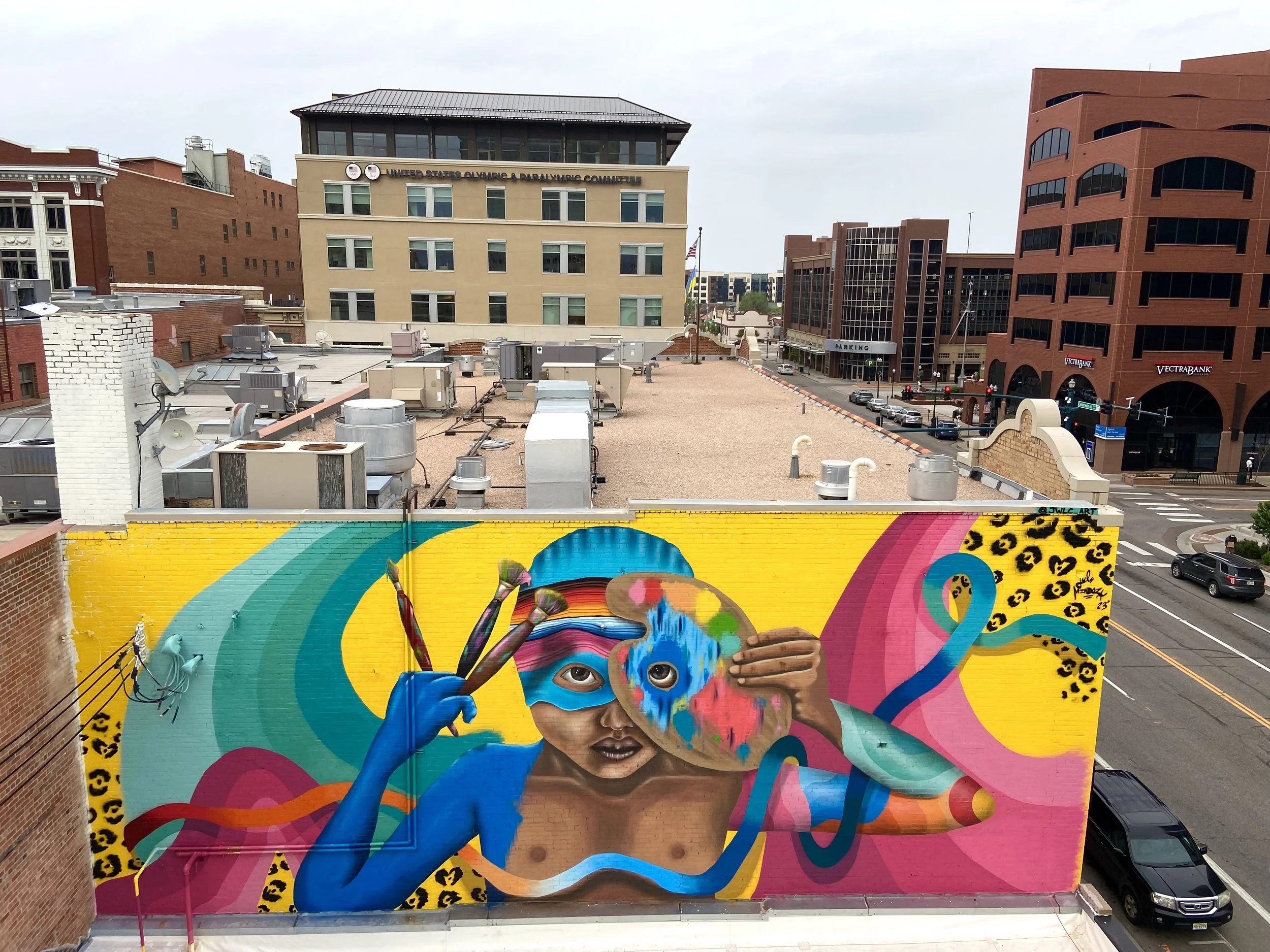 “ I Choose Art”

Mural completed for Downtown Colorado Springs-Art on the Streets 2023.

📍32 S Tejon St, Colorado Springs