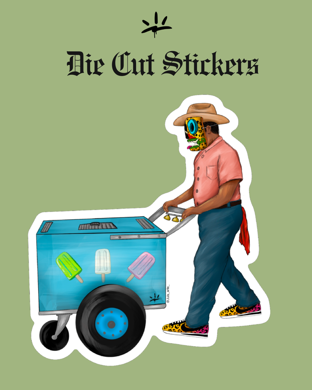 Paletero Man Sticker
