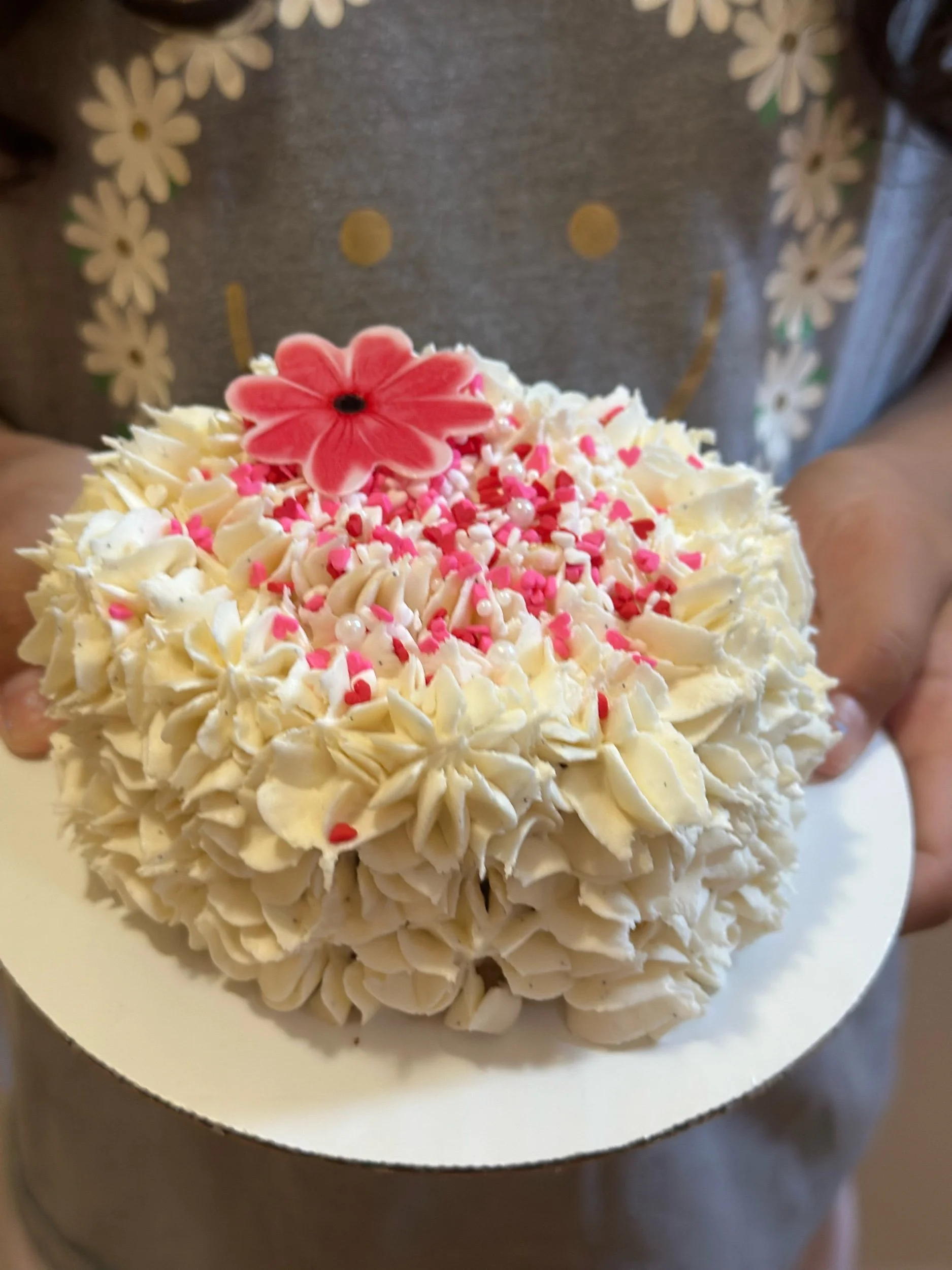 1 layer elegant cake