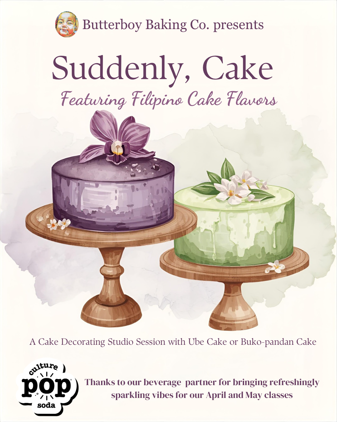 Suddenly, Cake - featuring Filipino Flavors