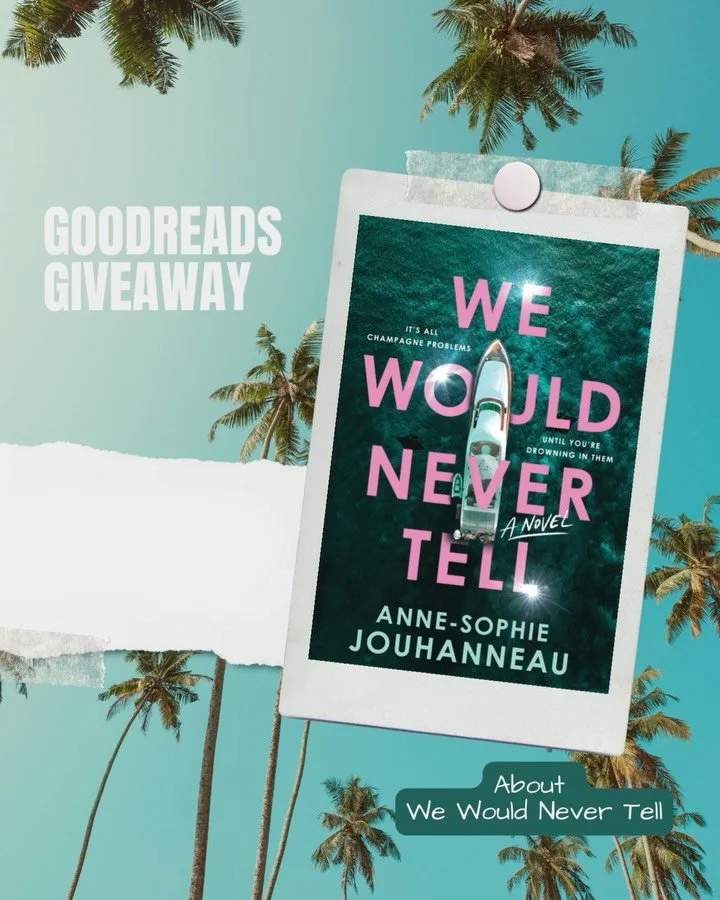 I was going to record a video to remind you about the current Goodreads giveaway of copies of my glitzy thriller, WE WOULD NEVER TELL, but I sound like I swallowed a cat.

Don&rsquo;t let that stop you from getting a free book though! Head to Goodrea