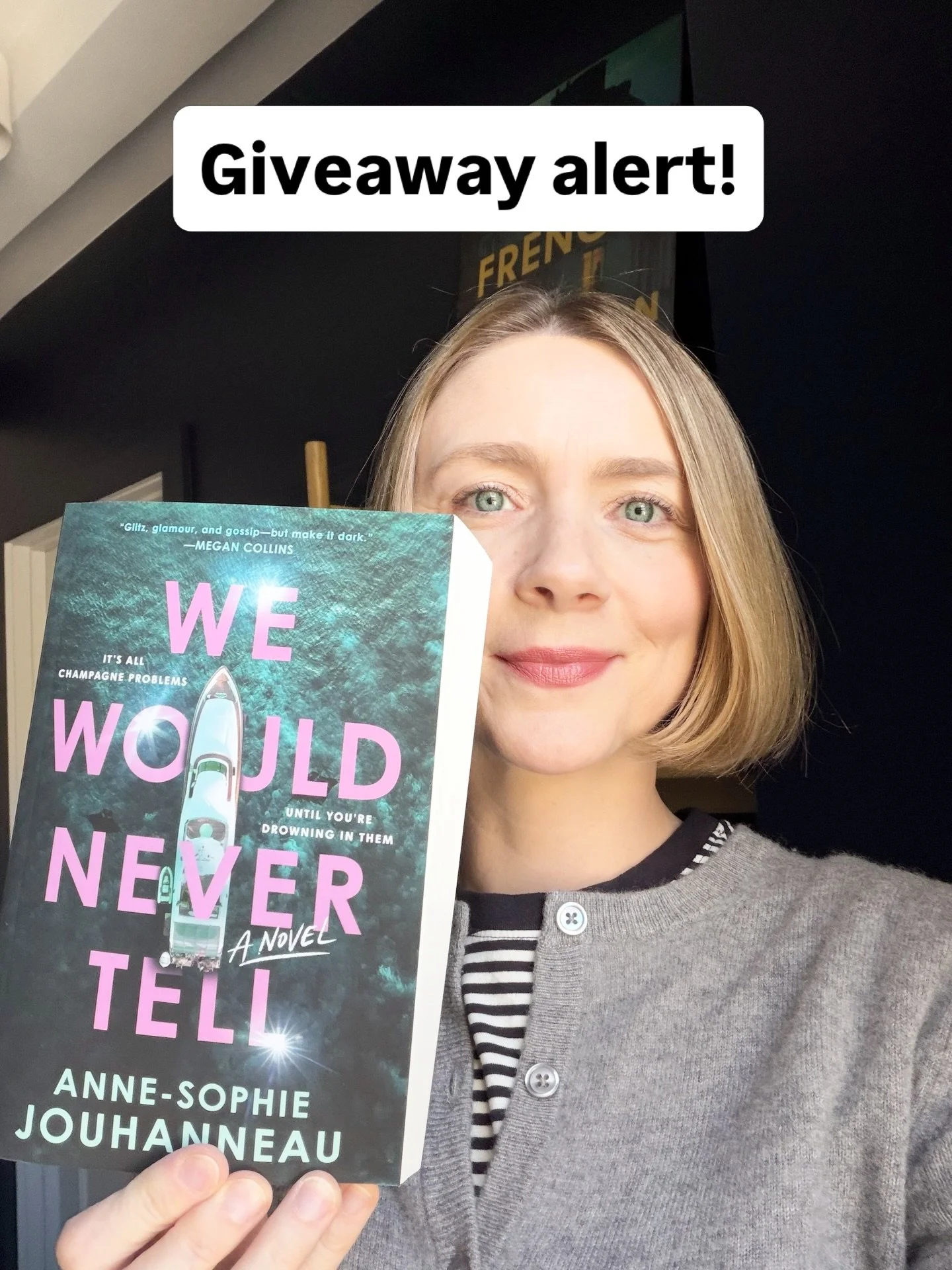 Enter to win one of fifty copies of WE WOULD NEVER TELL on Goodreads! 

https://www.goodreads.com/giveaway/show/426681-we-would-never-tell

That&rsquo;s it, that&rsquo;s the post. Enter, enter, enter! 

About WE WOULD NEVER TELL (out next week!)

Gow