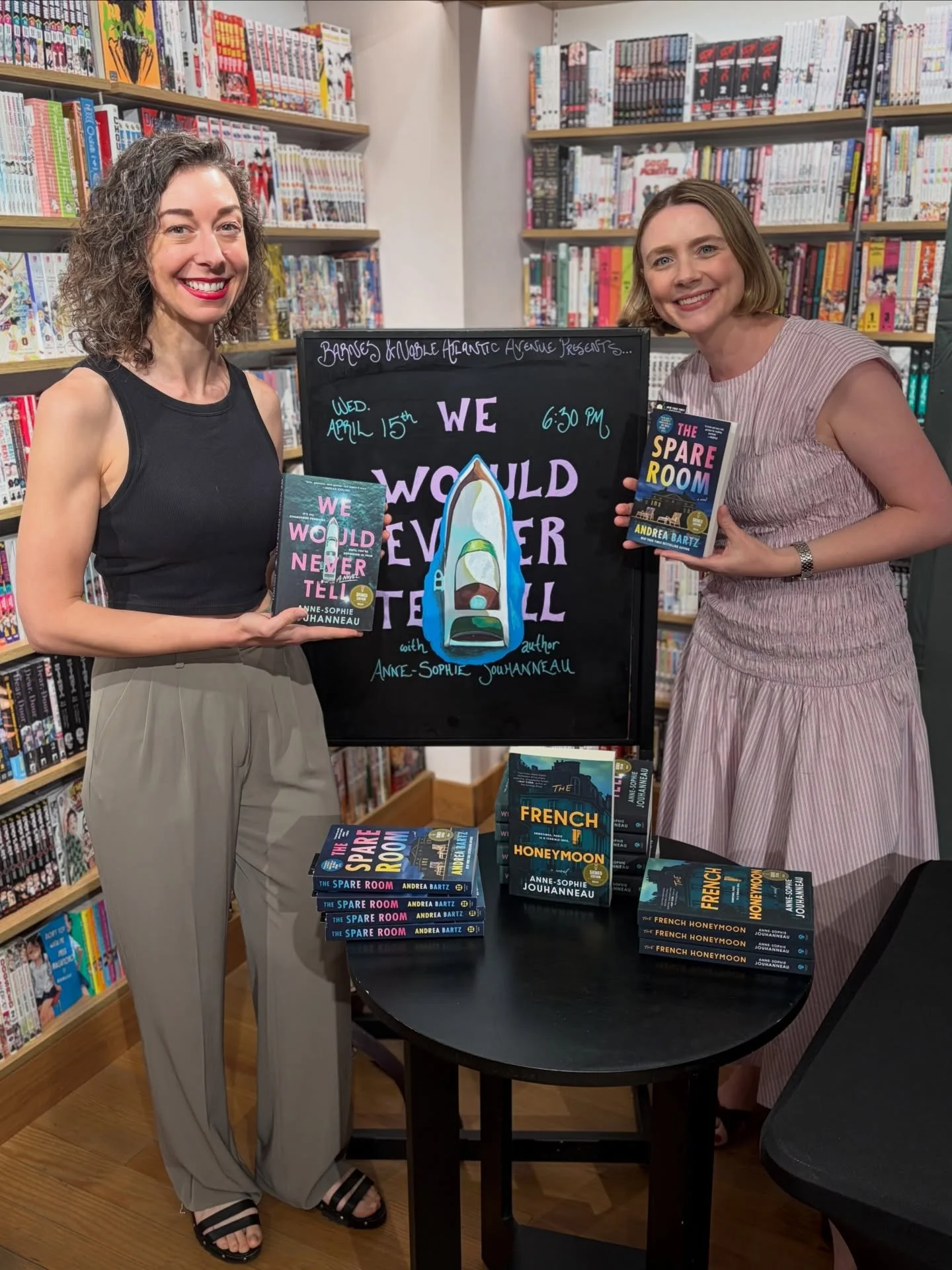 I&rsquo;ve been savoring memories from launch week and it&rsquo;s time to share pictures from this amazing night. 
 I&rsquo;ll start with the wonderful @andibartz, an author I&rsquo;ve admired from afar for years, for her great books that I always de