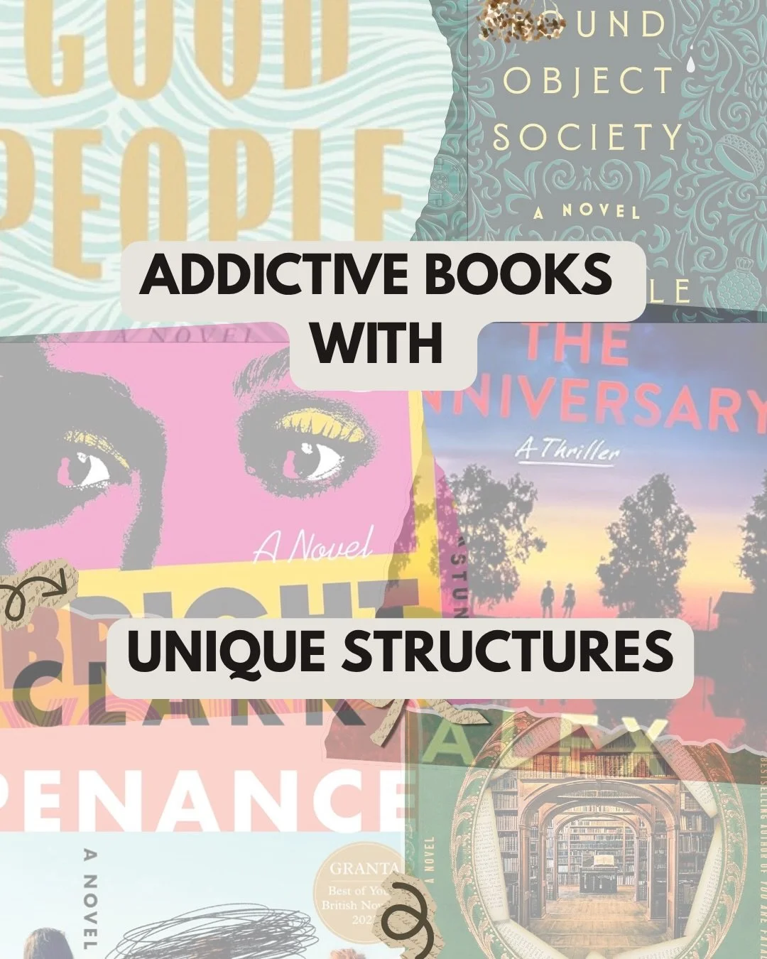 We love a book with a unique story structure that makes us turn the page even faster. 

Are any of these on your radar?

@nicolebrooksauthor 
@taragoedjen 
@jessicapayne.writer 

Books by:
@patmeenasabit
@alexfinlayauthor 
@fancyeliza 
Patricia Lockw
