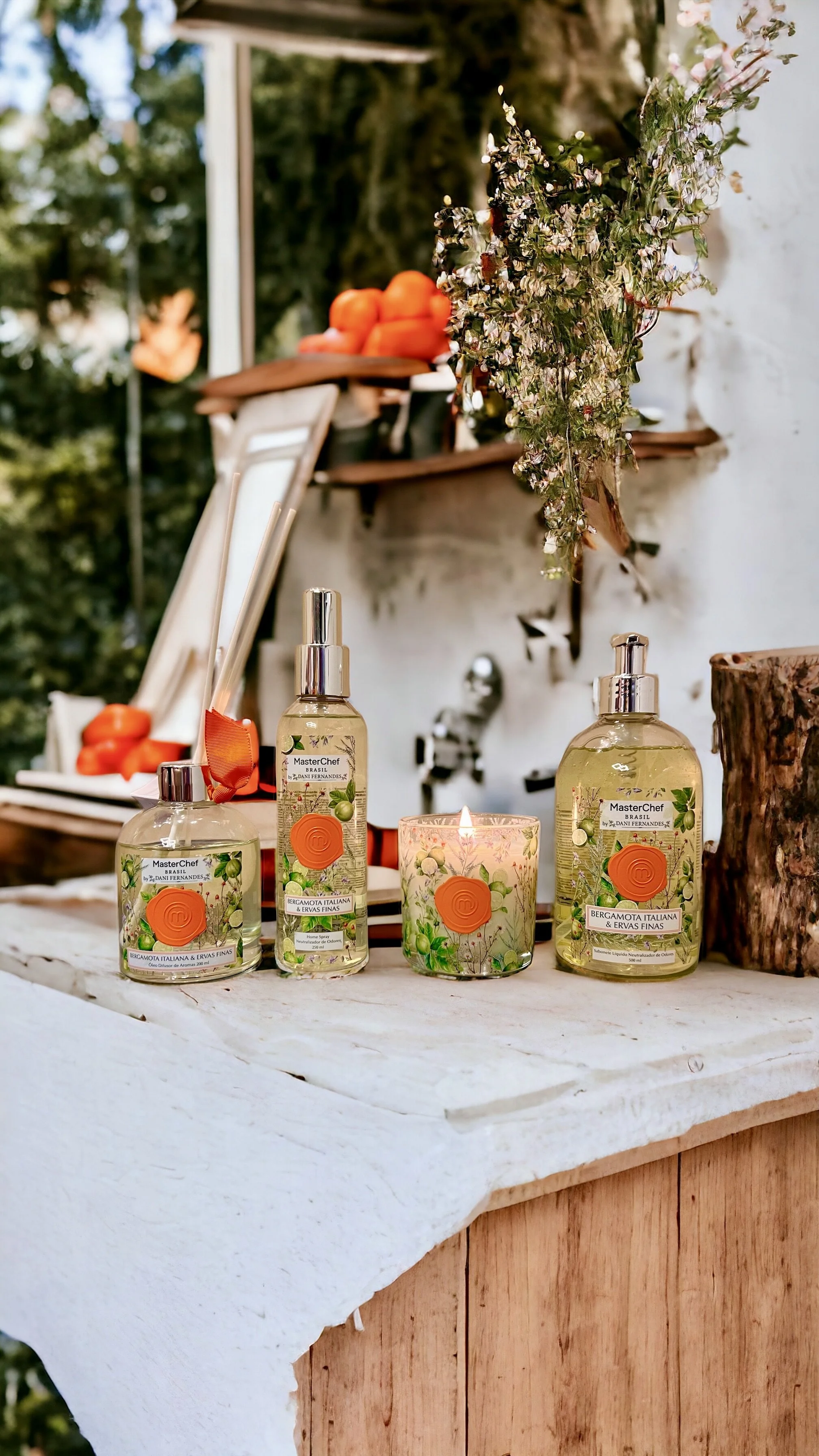 Composição que transmite frescor e autenticidade, valorizando o produto