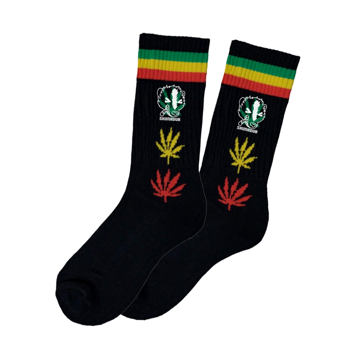 Rasta “Smokey Skunk” Socks