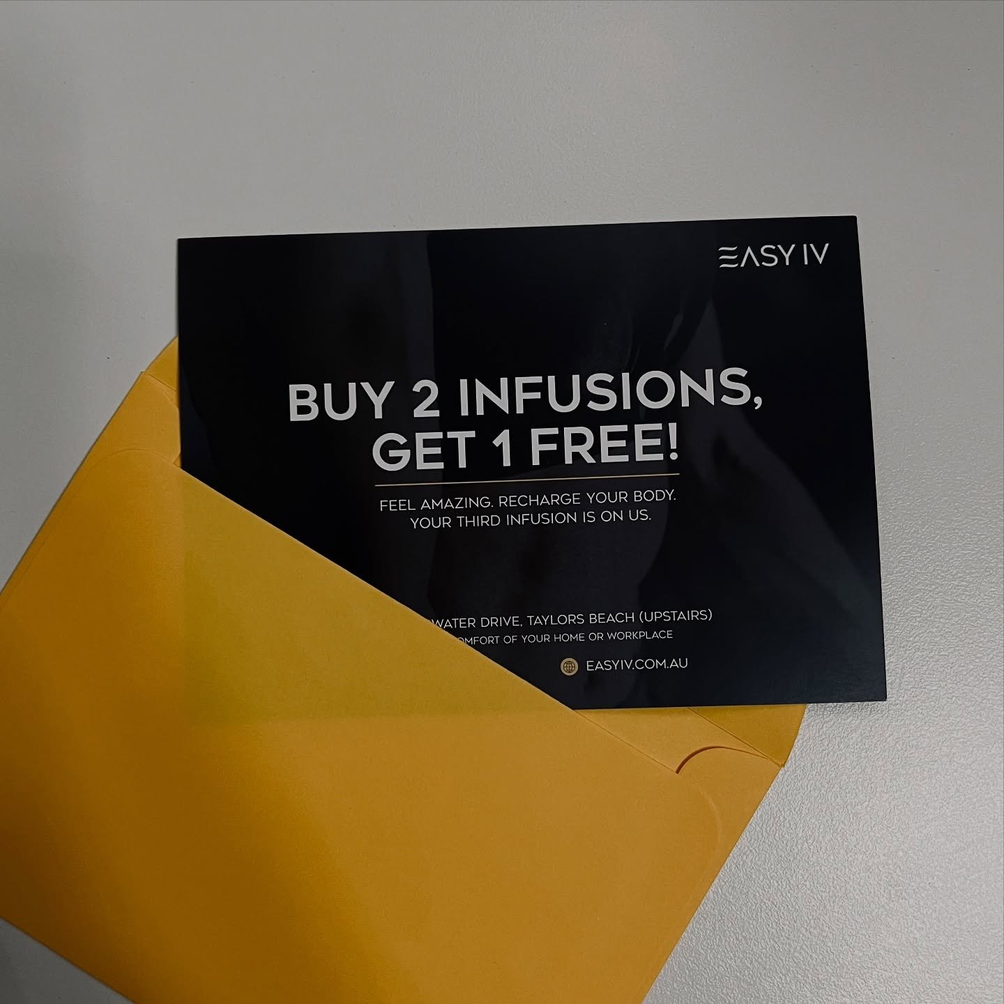 FLASH PROMO &ndash; TOMORROW ONLY! ⚡
We&rsquo;re giving away 10 exclusive Buy 2, Get 1 Free IV deals 💧
Just come see us at Personal Touch Fitness Open Day and grab a yellow envelope! 💛

Consistency = results. Just like training, hydration and nutri