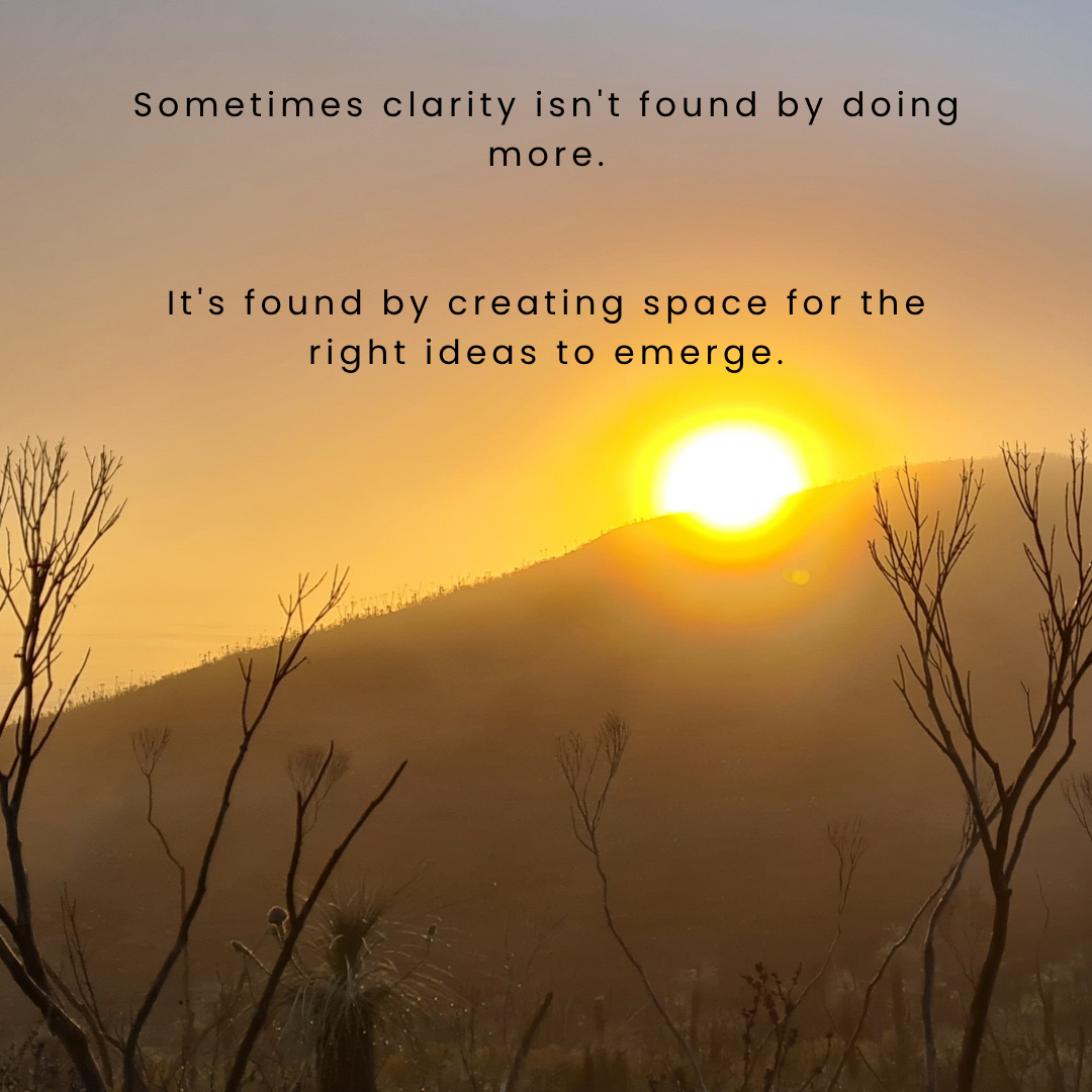 From Mental Clutter to Clarity. 