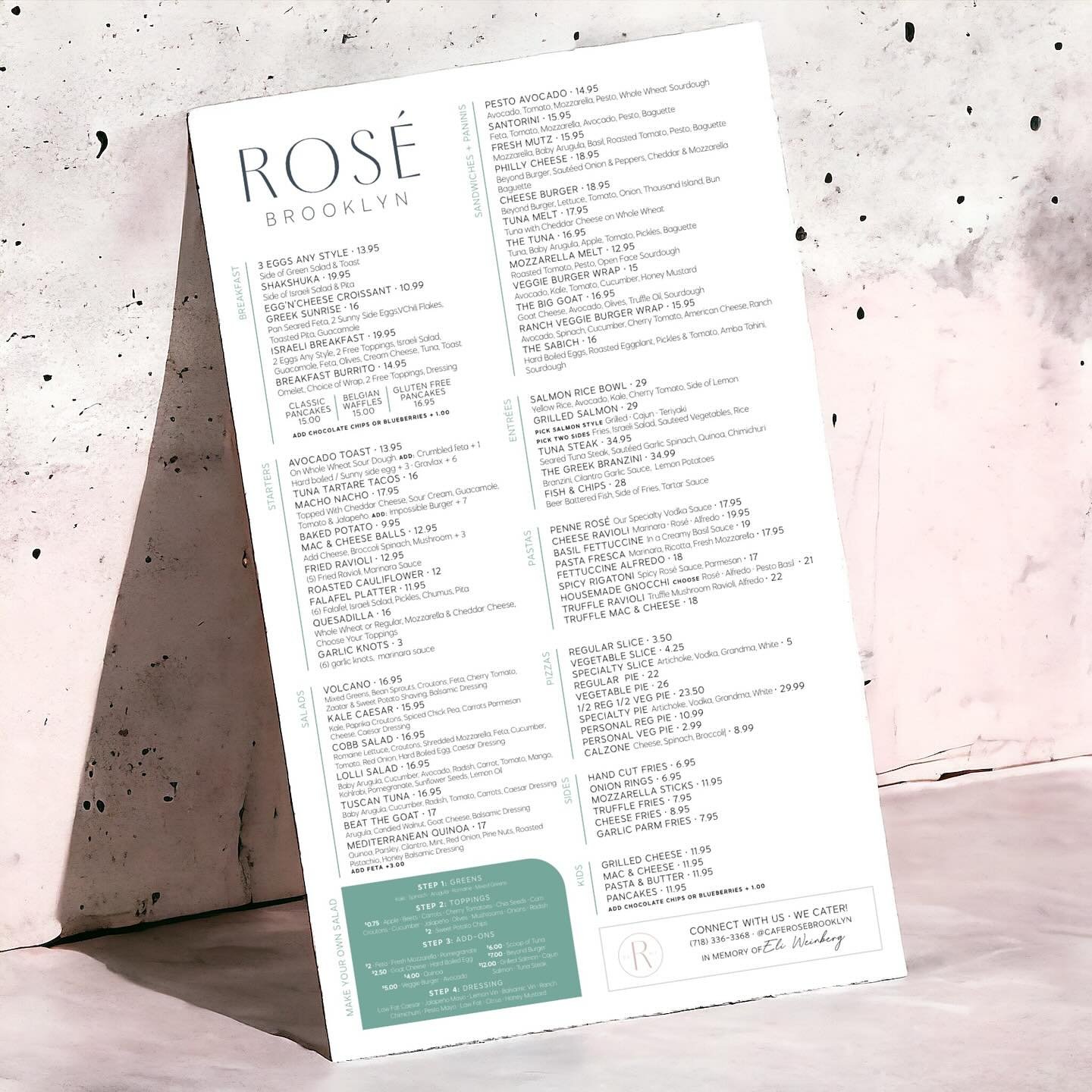 &bull; branding &amp; menu design for Cafe Ros&eacute; in Brooklyn ☕️

#branding #restaurantdesign #restaurantindustry #restaurantbranding #brooklyn #hospitality #hospitalitybranding