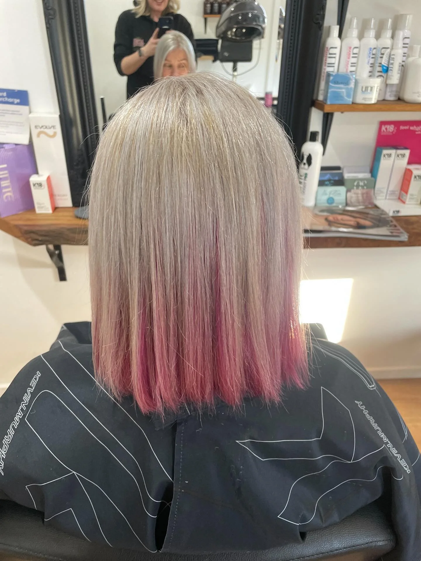 &ldquo;The colour Mullet&rdquo; 🤣🤣🤣🤣 haha love the name our lovely client gave this colour pop!
