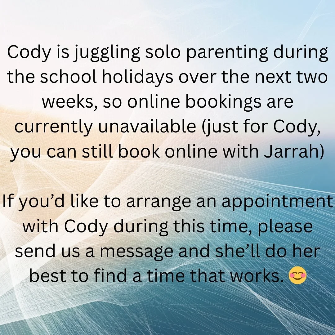 Little update for school holidays 😊