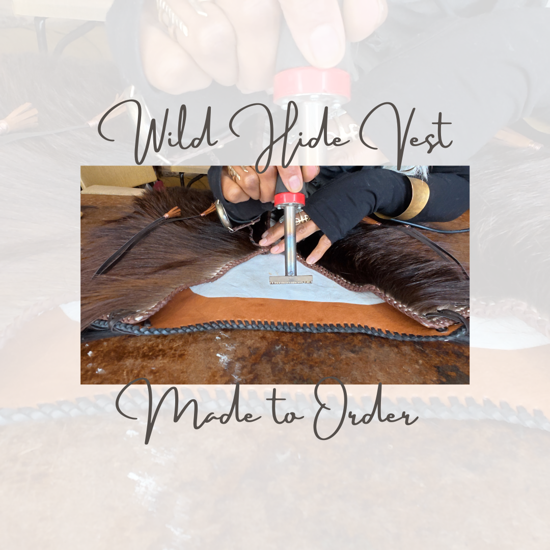 GOAT SKIN Wild Hide Vest - MADE TO ORDER