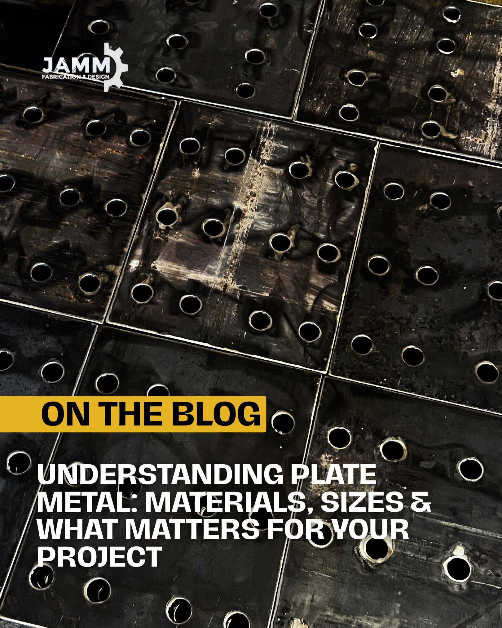 NEW ON THE BLOG ⚙ At JAMM Fabrication, we work with plate metal just about every day, but we know that for many of our clients, the differences in materials, thicknesses, and applications aren&rsquo;t always clear. So, let&rsquo;s break it down.

REA