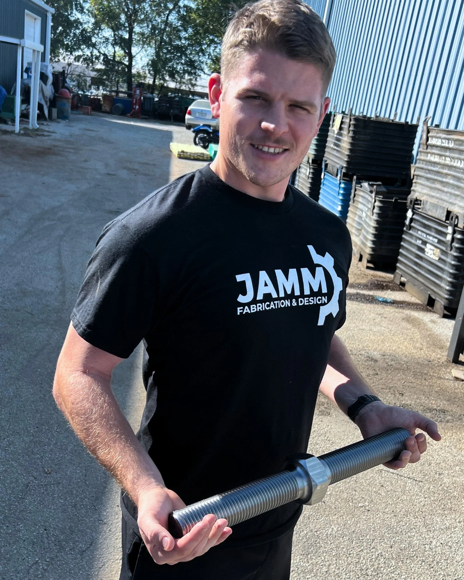 &quot;I like big bolts and I cannot lie.&quot;

- Jacob, Air Force pilot and JAMM Texas CNC machinist

(Actually, these are turnbuckles, but we cannot resist a good pun. Scroll through to see how it started from a round bar to the final product!)