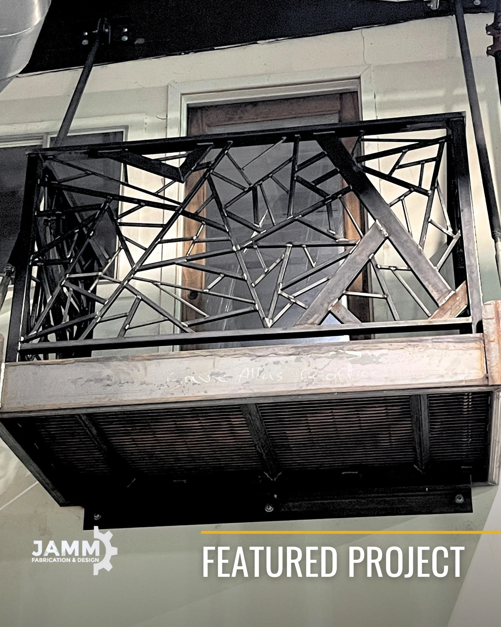 FEATURED PROJECT | Every space has its own style, and the details matter when you're trying to get the vibe right.

This custom balcony rail was designed to coordinate perfectly with the look and feel of its surroundings, proving that fabrication can