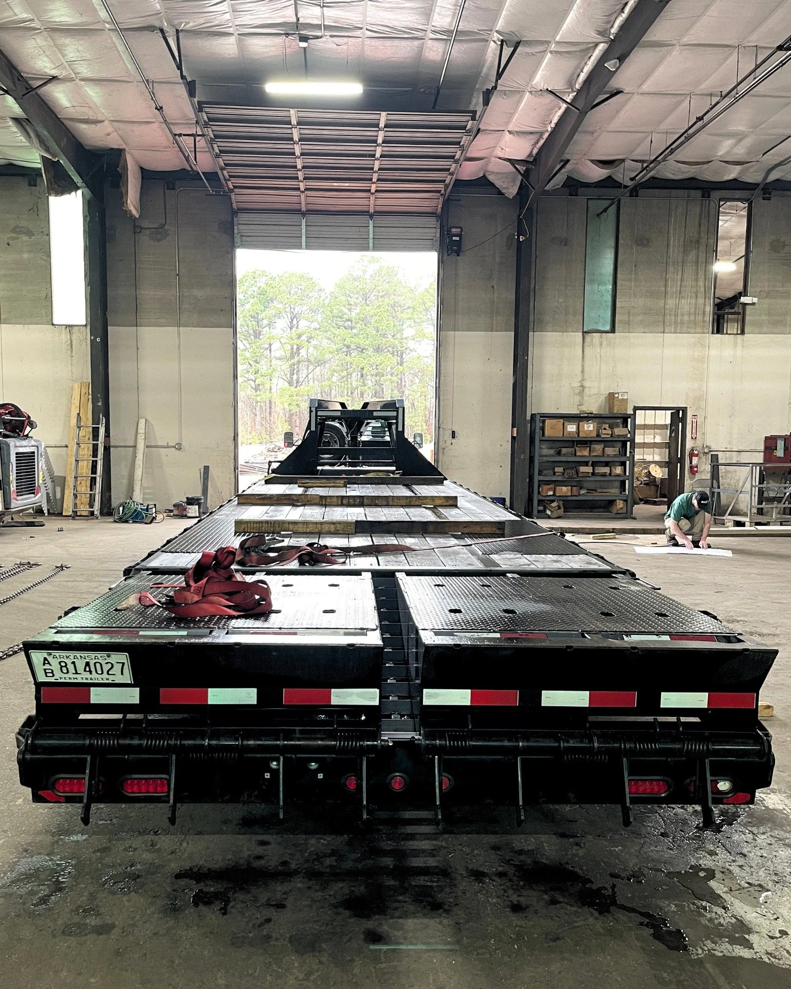 It's not loaded yet...but it won't stay that way for long. Built here at JAMM, headed to where it's needed.