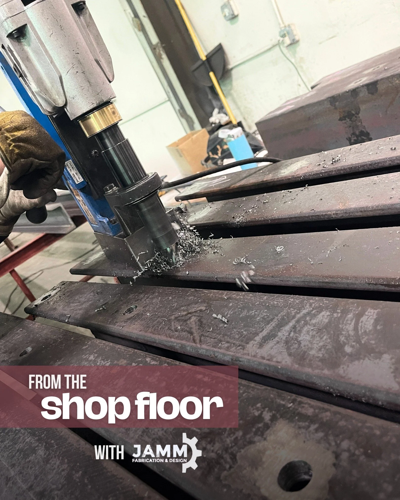 FROM THE SHOP FLOOR ⚙ This is what it really looks like when projects are rolling - metal, movement, and a whole lot of shavings.
