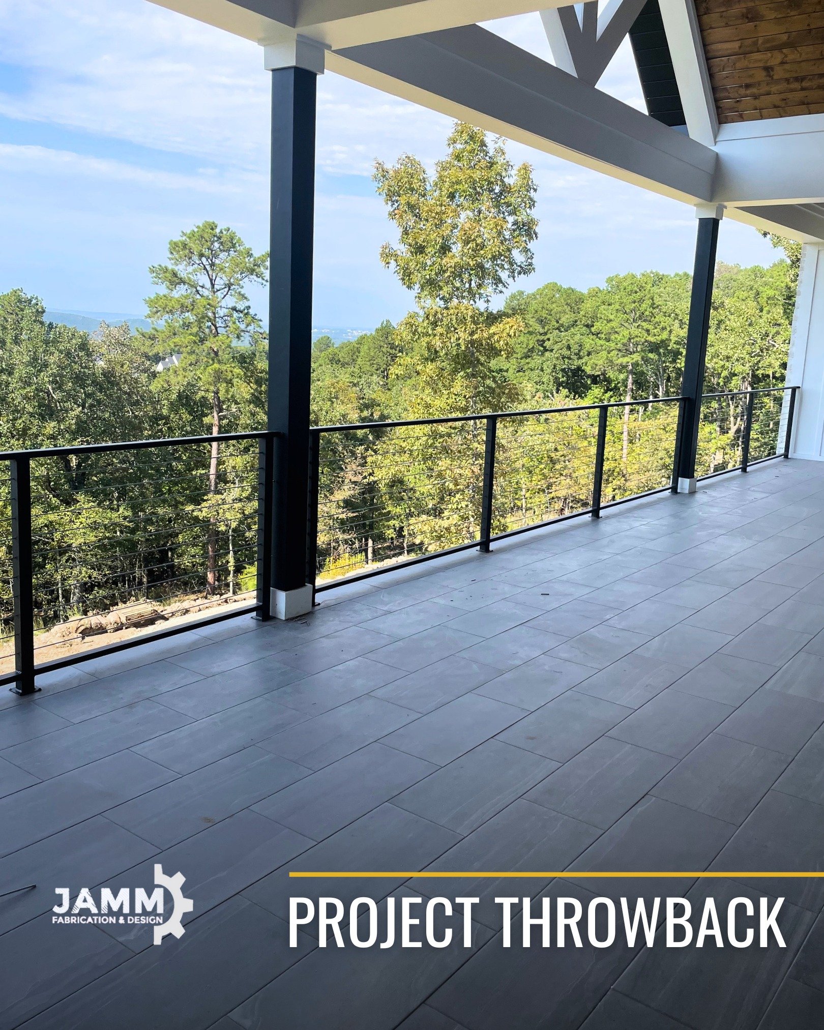 It might not be a new one, but it's still a good one. This custom porch railing project is still one of our favorites, and yes, we still make these! 

We hope people are out there today enjoying that view knowing their rail is safe, built right, and 