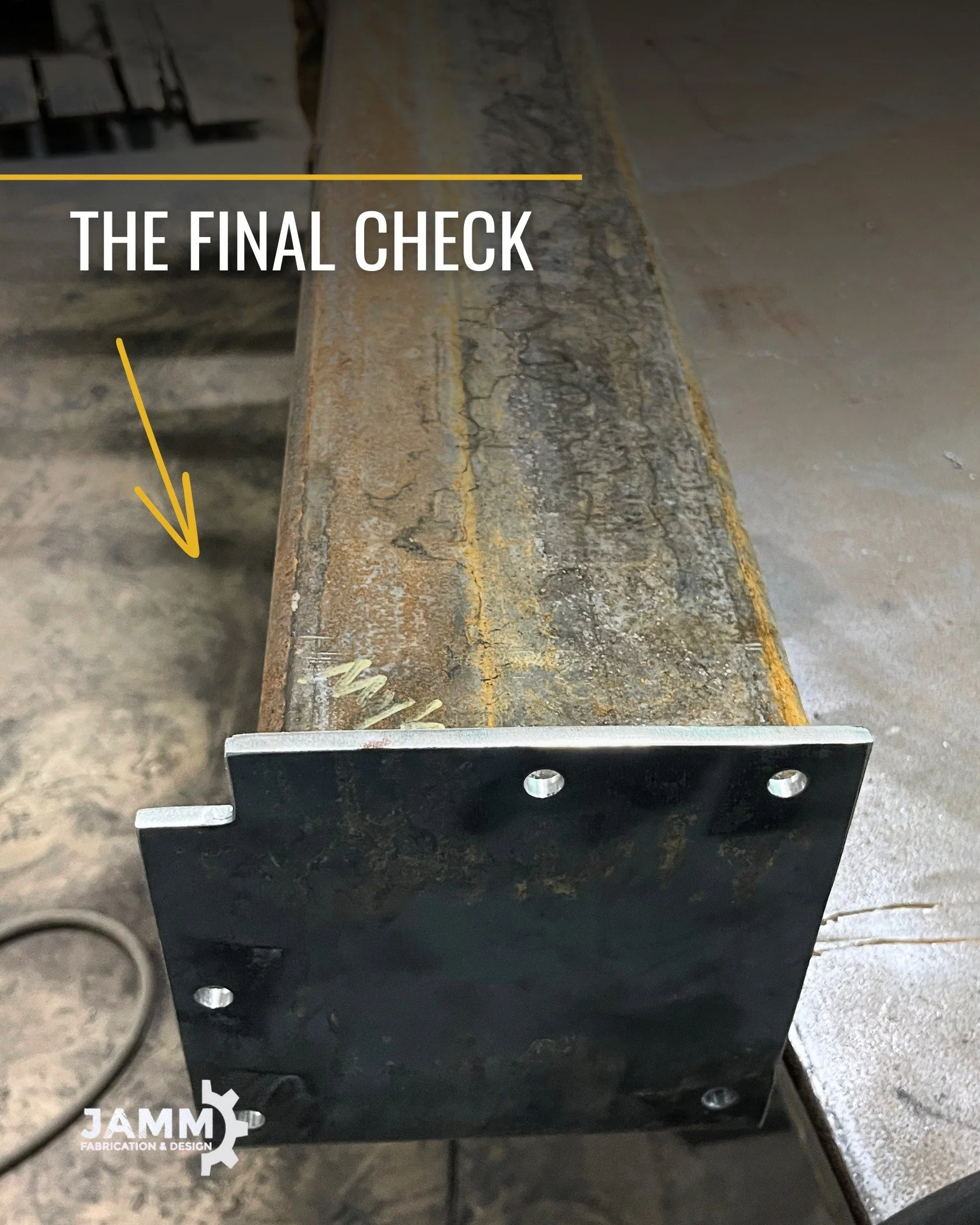 THE FINAL CHECK ⚙ One last look before this one heads out. When it&rsquo;s going on the front porch of somebody&rsquo;s home, it better be solid.