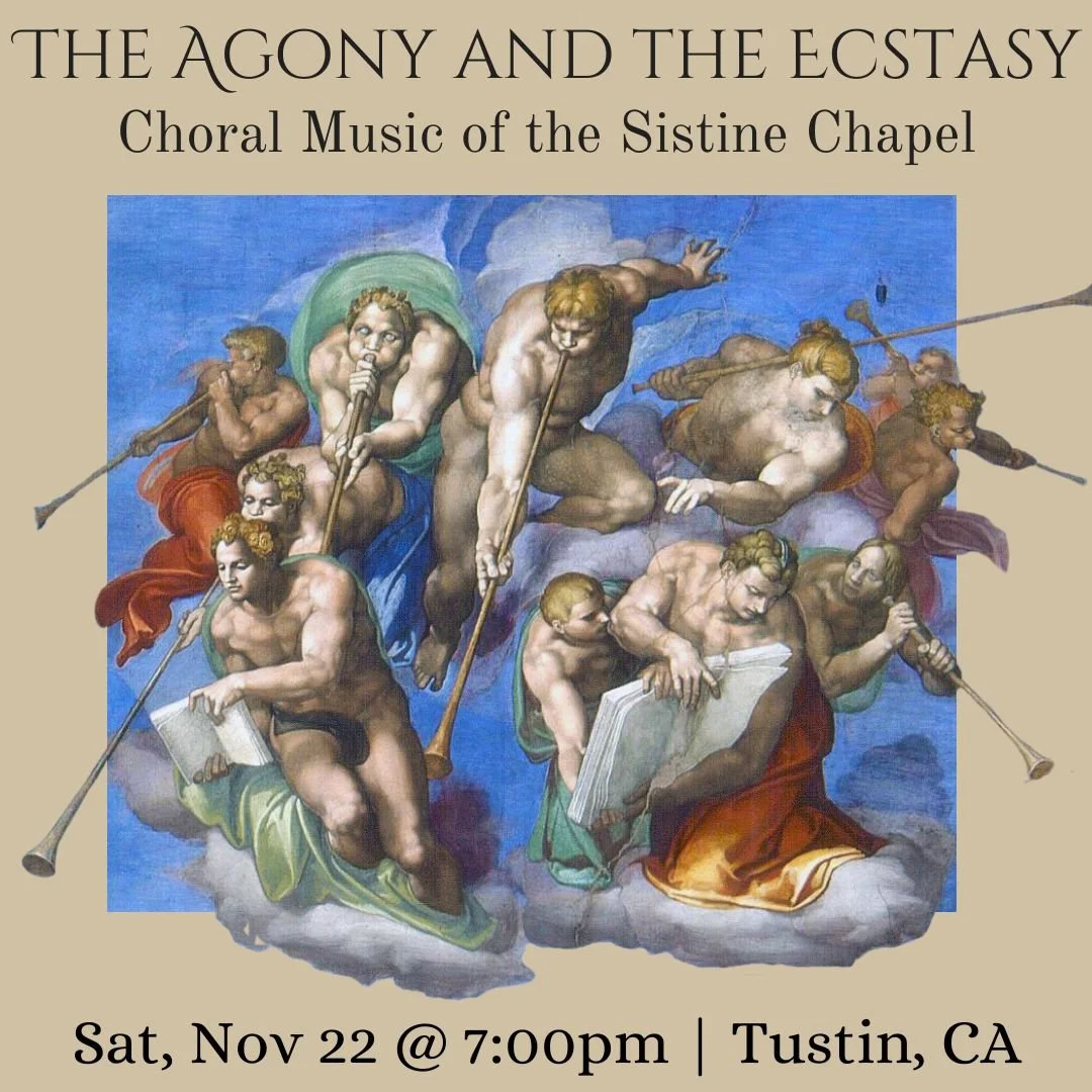 Vox Obscura presents: The Agony and the Ecstasy: Choral Music of the Sistine Chapel