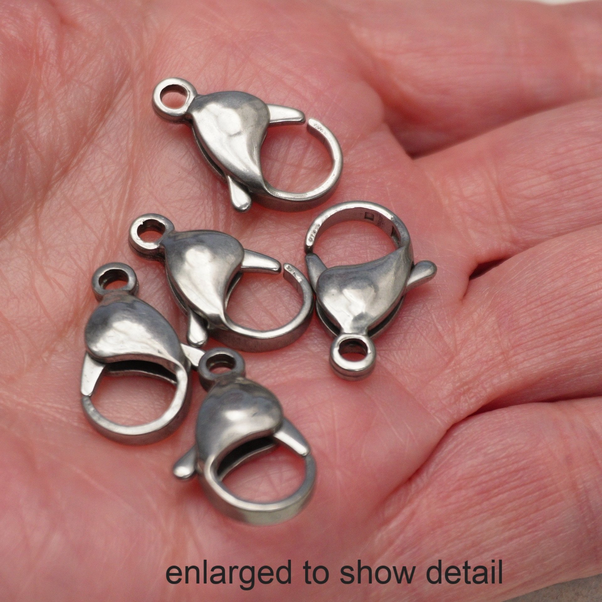 Brushed Stainless Steel Clasp (WC51)