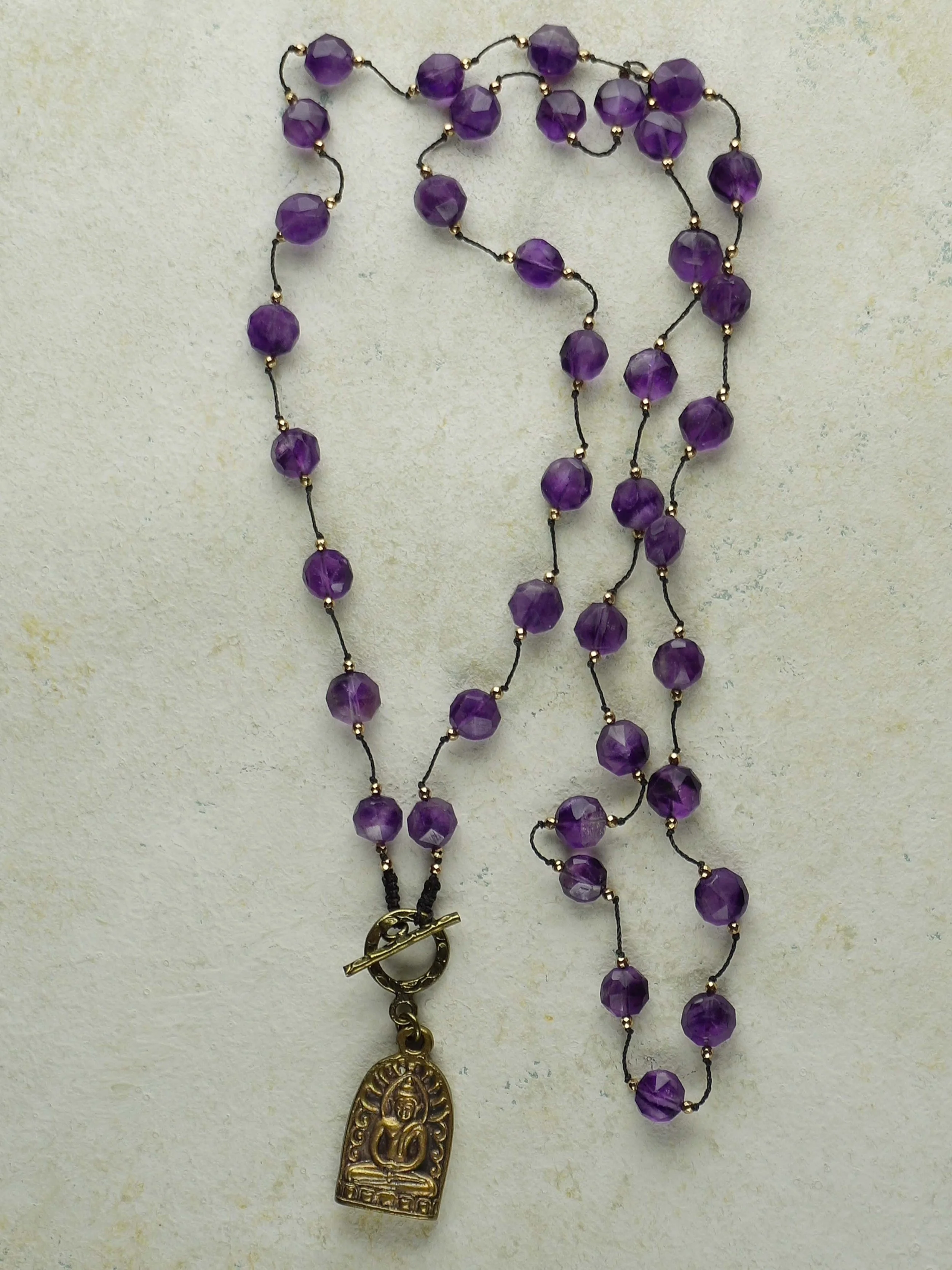 Buddha Necklace with Toggle