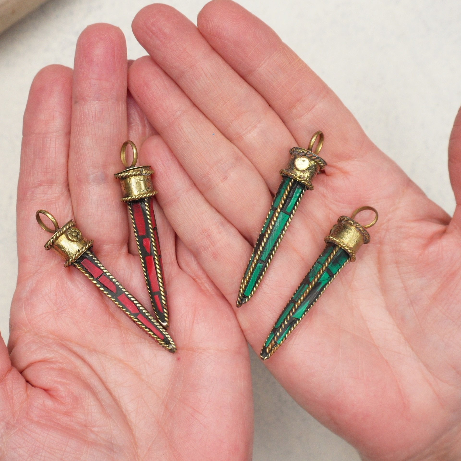 Bali Style Horn Pendant (1A2)