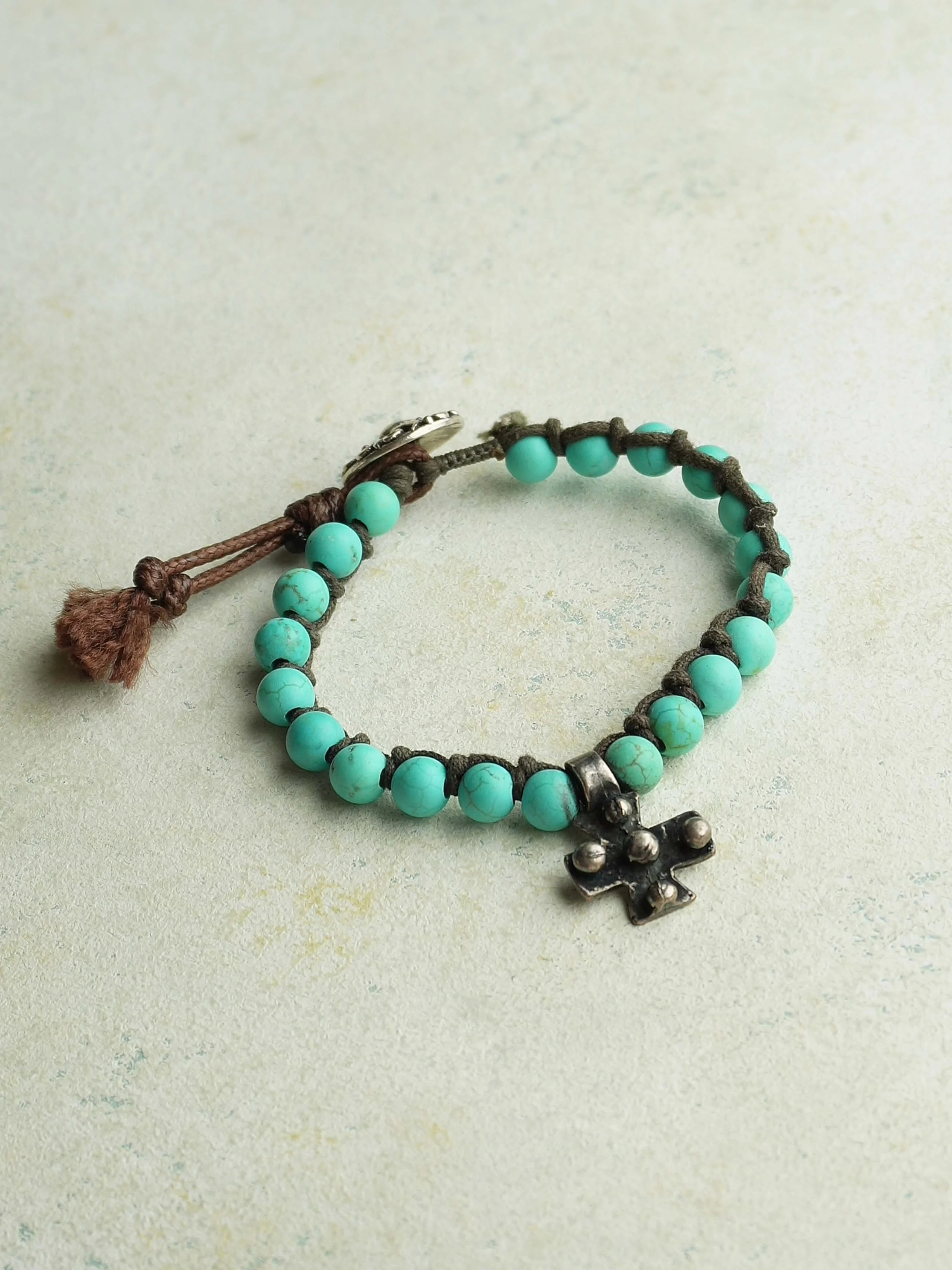 Overhand Cross Bracelet